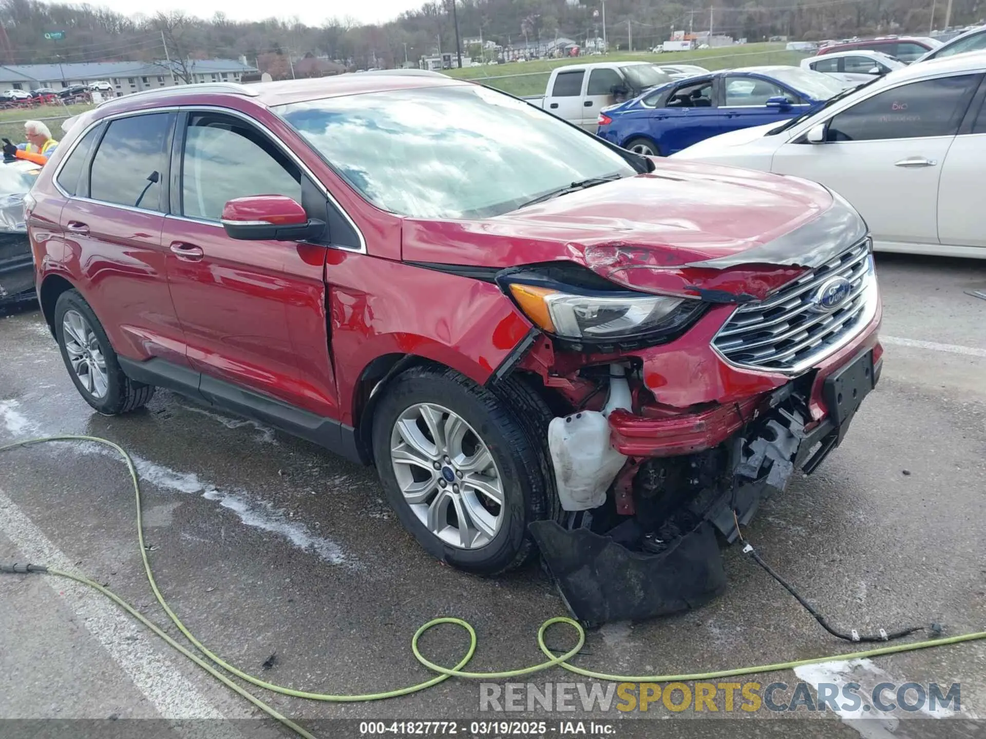 1 Photograph of a damaged car 2FMPK4K95KBC76005 FORD EDGE 2019