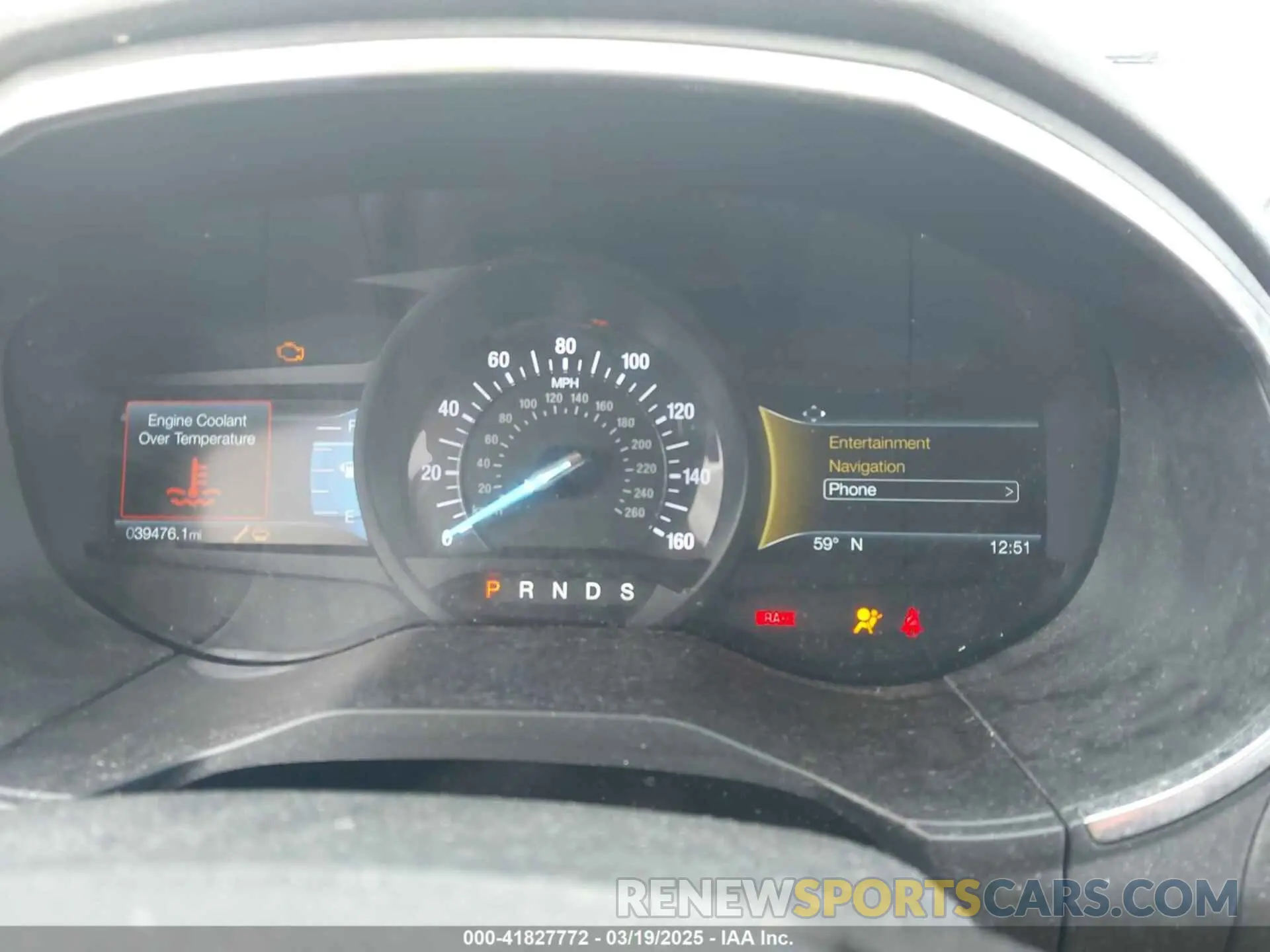 7 Photograph of a damaged car 2FMPK4K95KBC76005 FORD EDGE 2019
