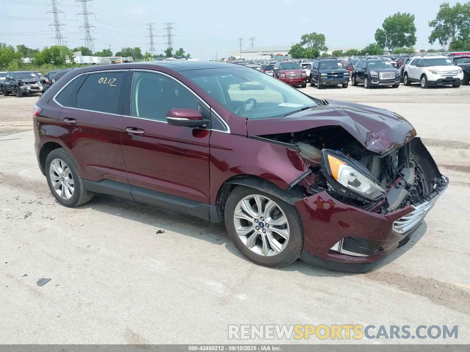 1 Photograph of a damaged car 2FMPK4K96KBB20247 FORD EDGE 2019