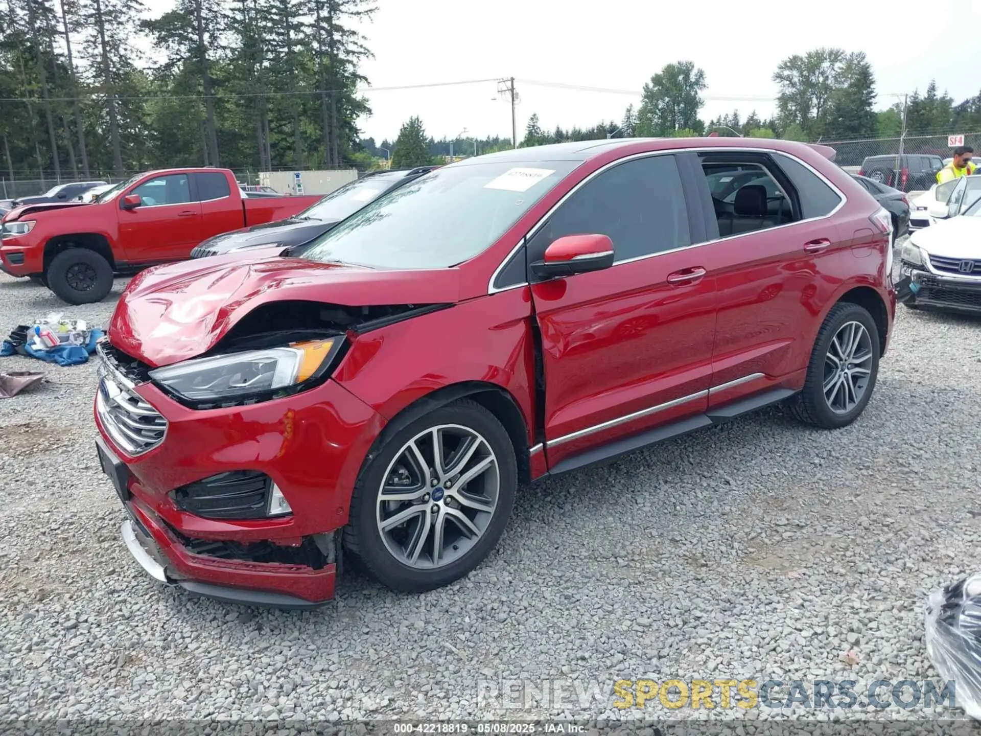2 Photograph of a damaged car 2FMPK4K99KBB47037 FORD EDGE 2019