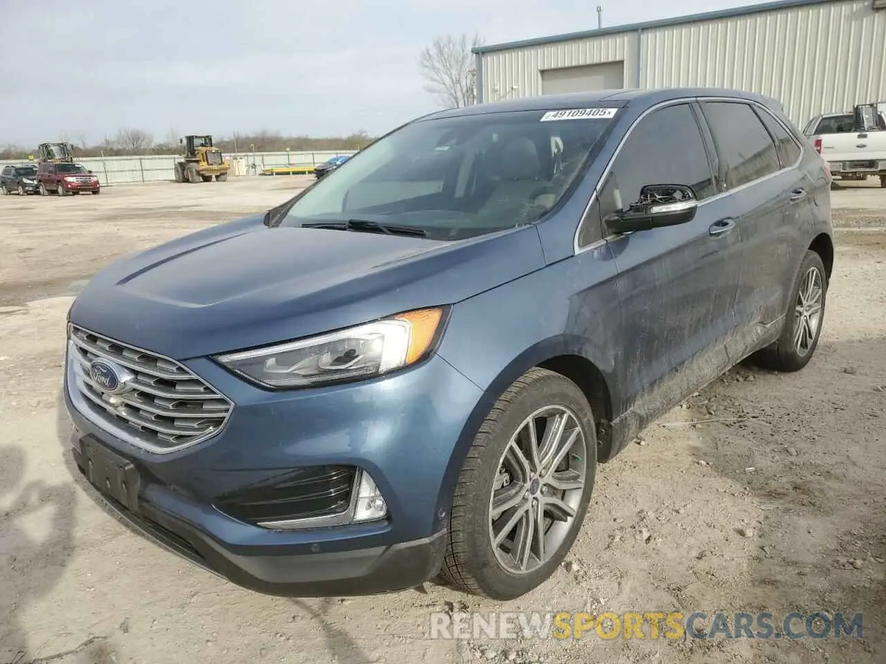 1 Photograph of a damaged car 2FMPK4K99KBC62379 FORD EDGE 2019