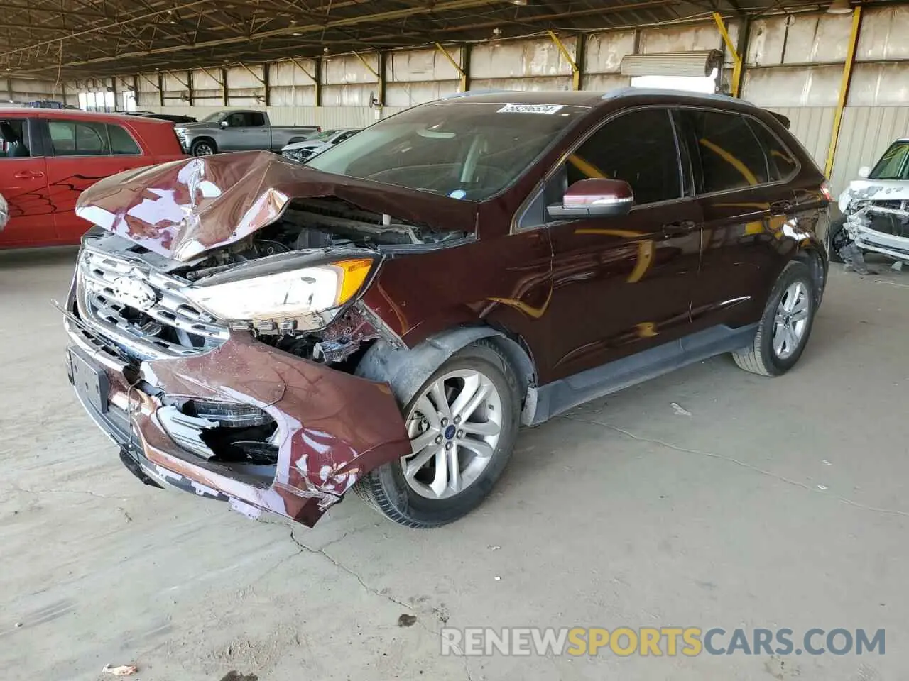 1 Photograph of a damaged car 2FMPK3J93LBA17462 FORD EDGE 2020