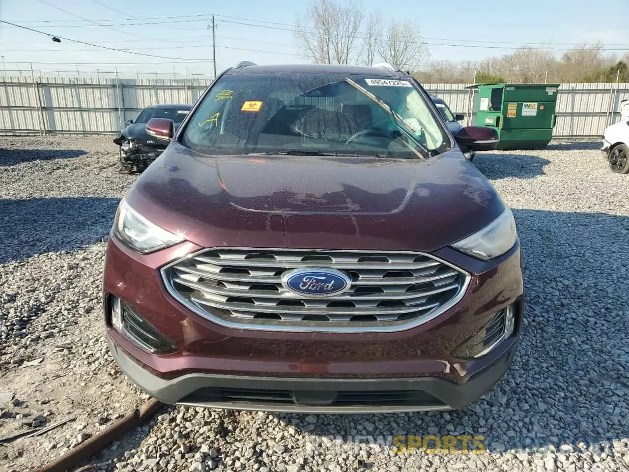 5 Photograph of a damaged car 2FMPK3J93LBA76270 FORD EDGE 2020
