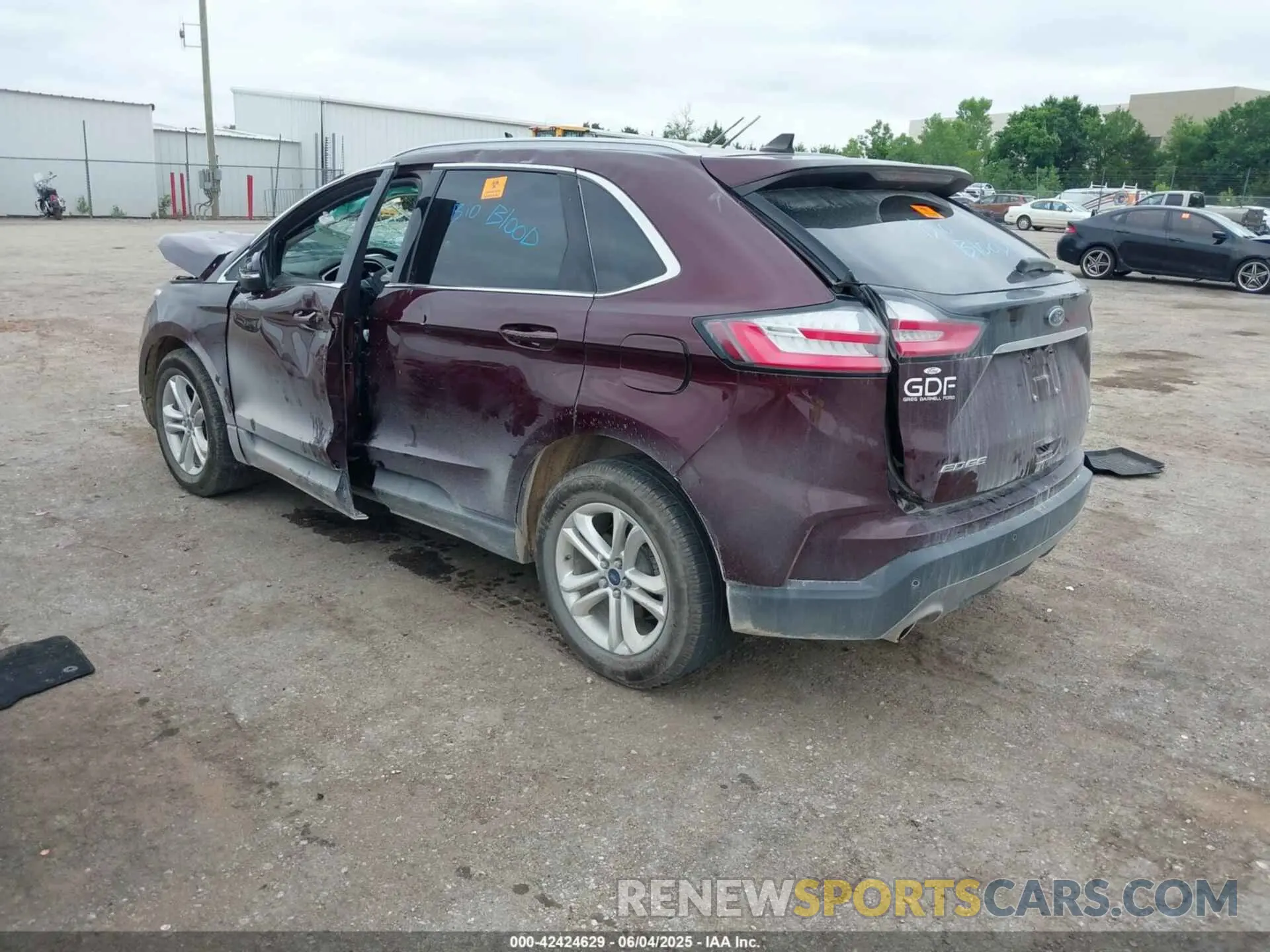 3 Photograph of a damaged car 2FMPK3J93LBB22874 FORD EDGE 2020