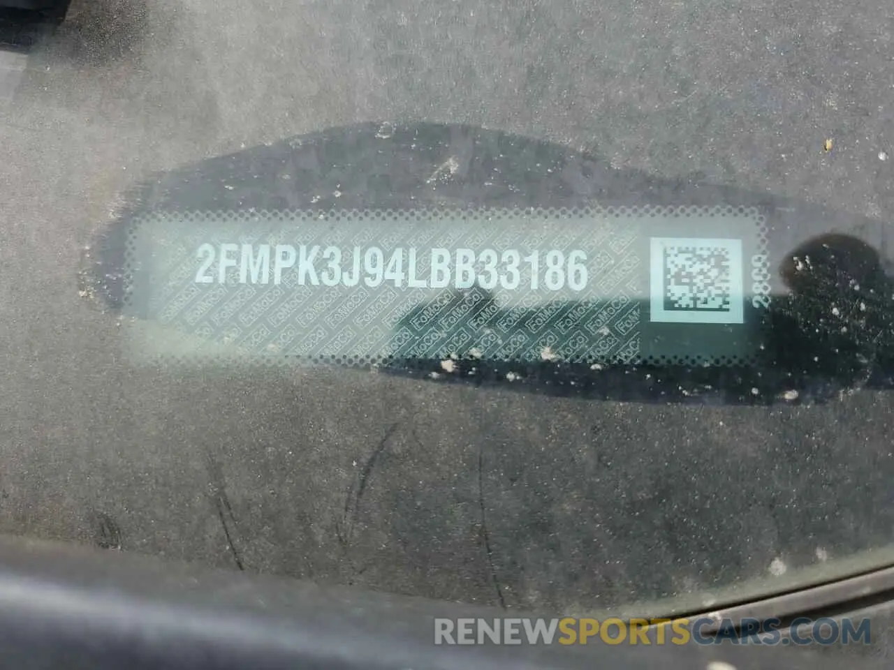 12 Photograph of a damaged car 2FMPK3J94LBB33186 FORD EDGE 2020