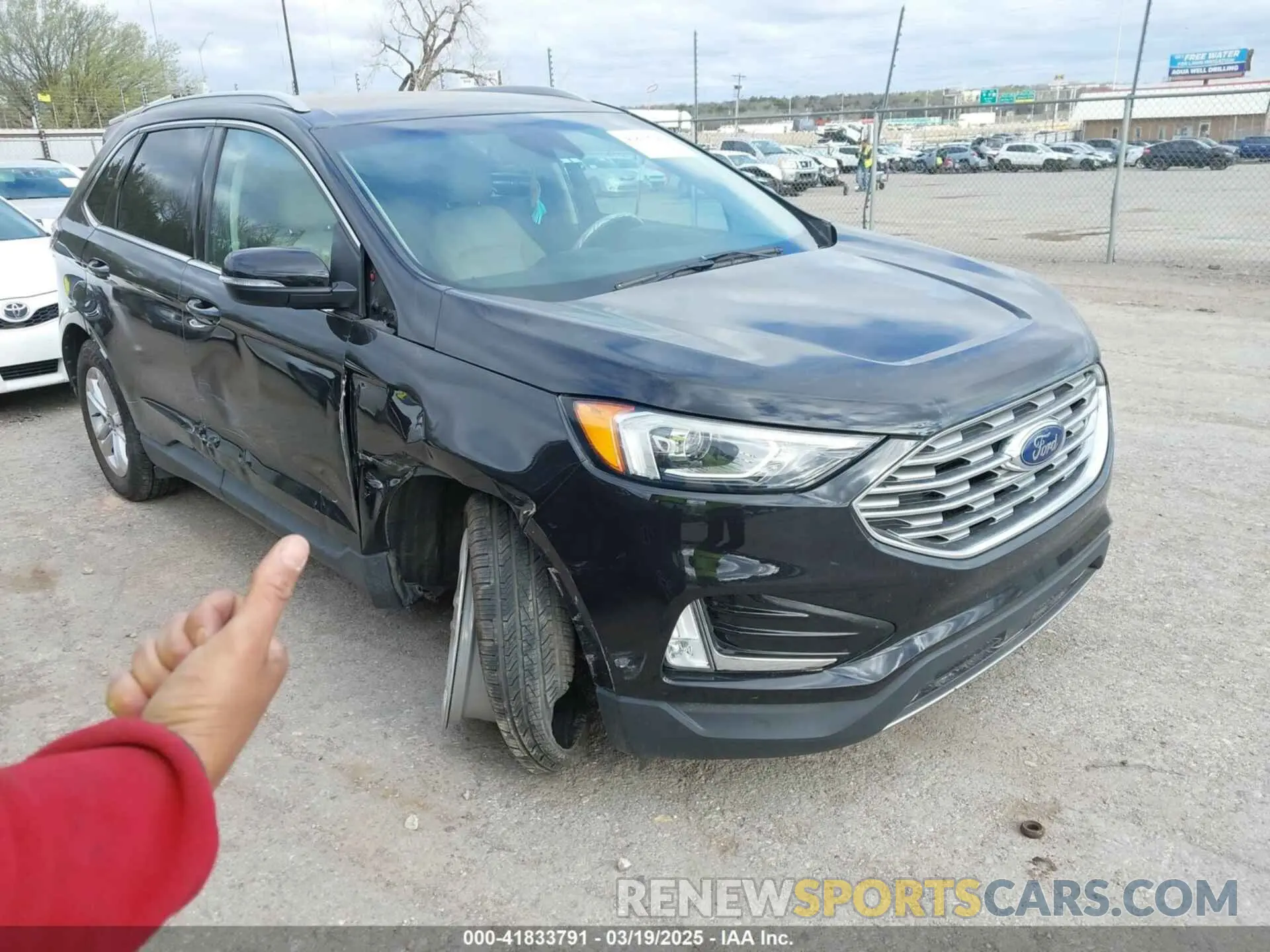 1 Photograph of a damaged car 2FMPK3J96LBA04639 FORD EDGE 2020