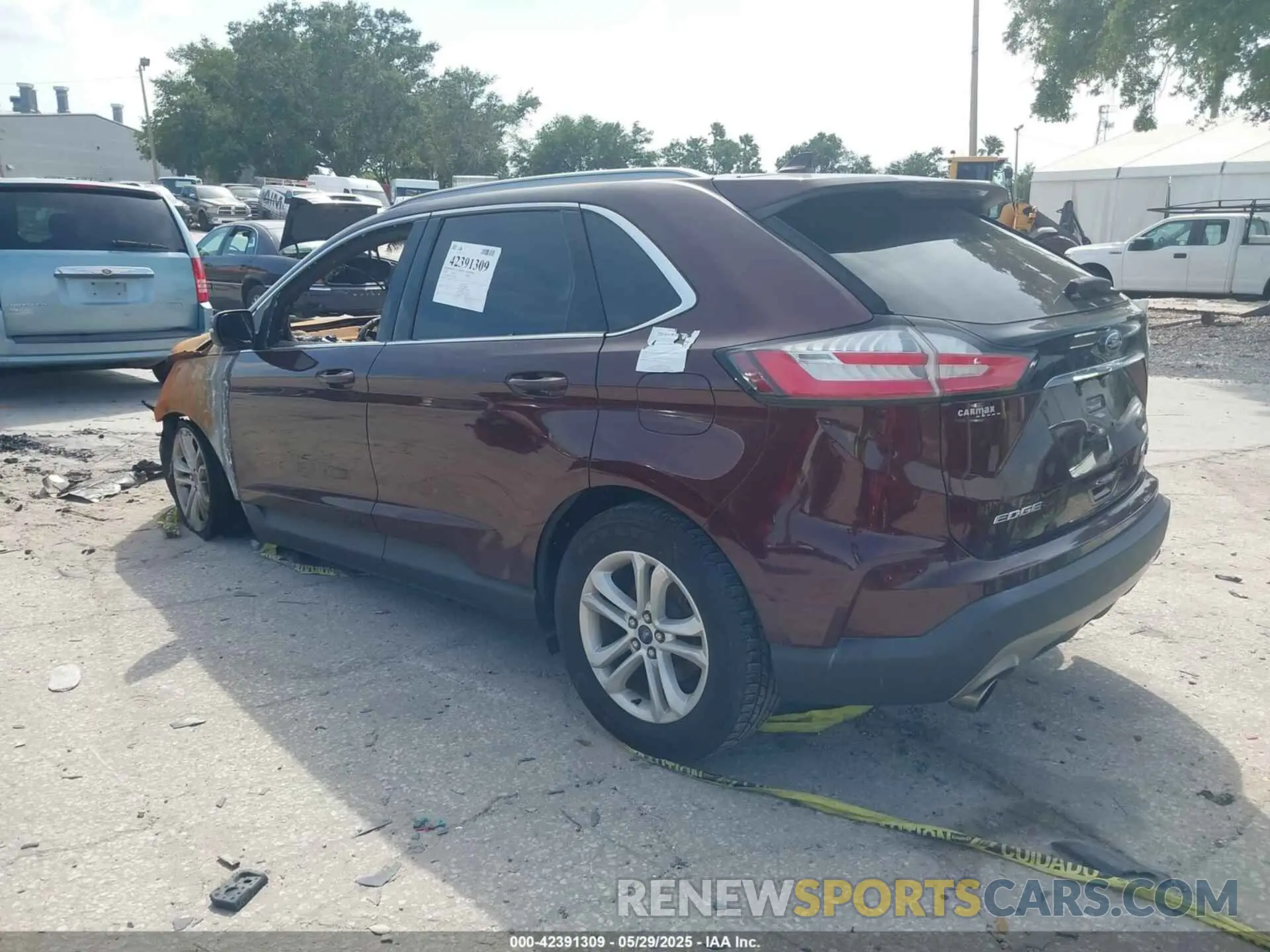 3 Photograph of a damaged car 2FMPK3J98LBA47492 FORD EDGE 2020