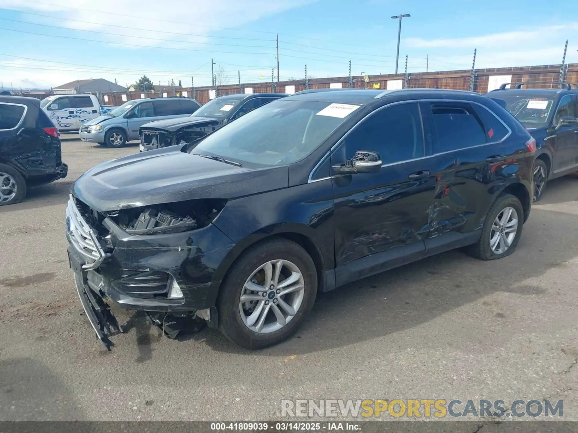 2 Photograph of a damaged car 2FMPK3J98LBB09974 FORD EDGE 2020