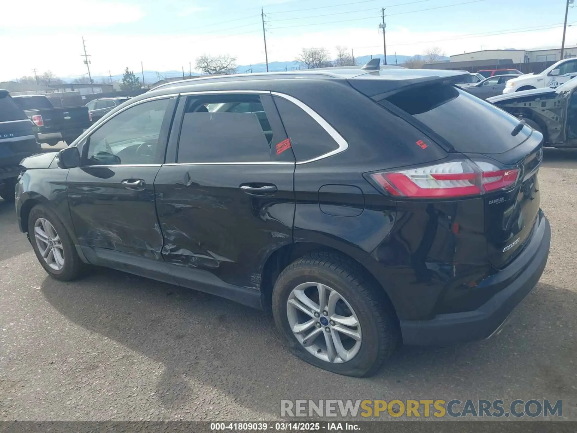 3 Photograph of a damaged car 2FMPK3J98LBB09974 FORD EDGE 2020