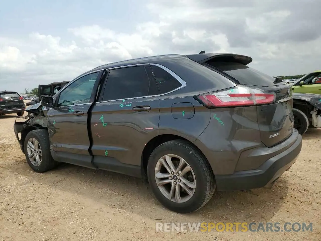 2 Photograph of a damaged car 2FMPK3J9XLBB50803 FORD EDGE 2020