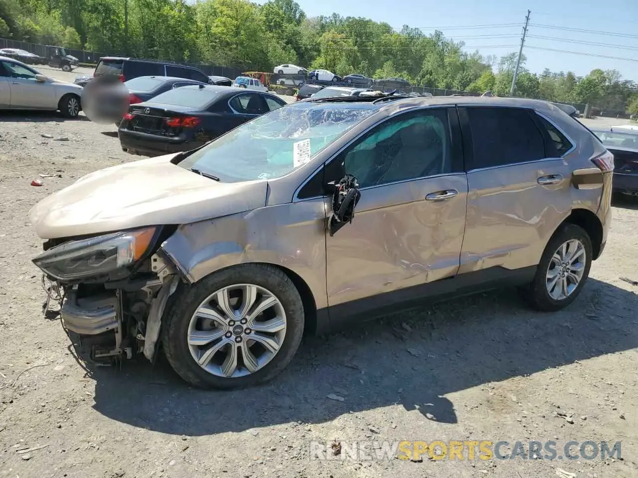 1 Photograph of a damaged car 2FMPK3K90LBA24089 FORD EDGE 2020