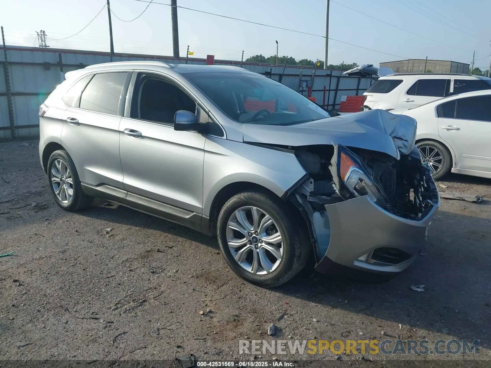 1 Photograph of a damaged car 2FMPK3K91LBA69509 FORD EDGE 2020