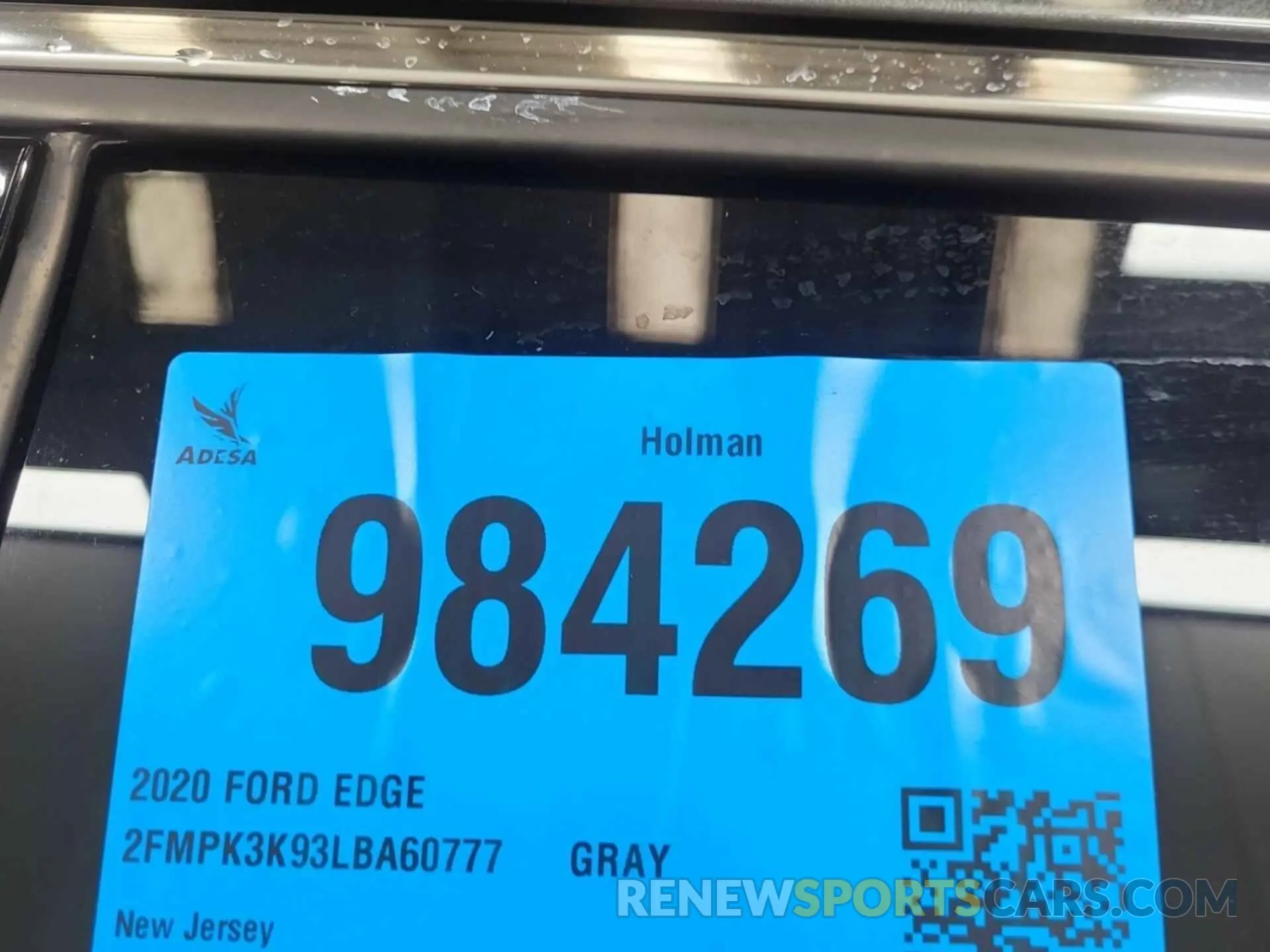 20 Photograph of a damaged car 2FMPK3K93LBA60777 FORD EDGE 2020