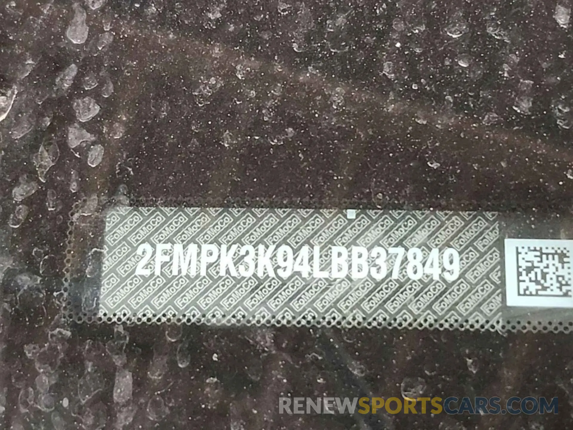 3 Photograph of a damaged car 2FMPK3K94LBB37849 FORD EDGE 2020