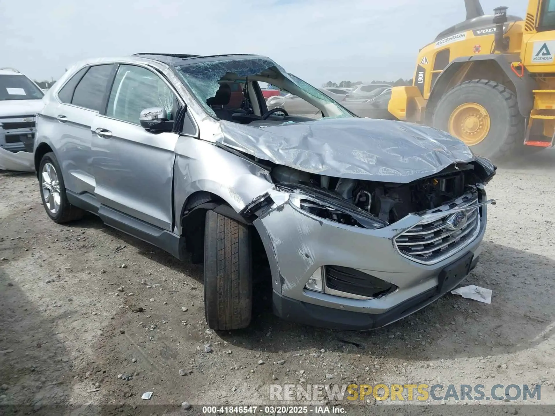 1 Photograph of a damaged car 2FMPK3K98LBA16399 FORD EDGE 2020