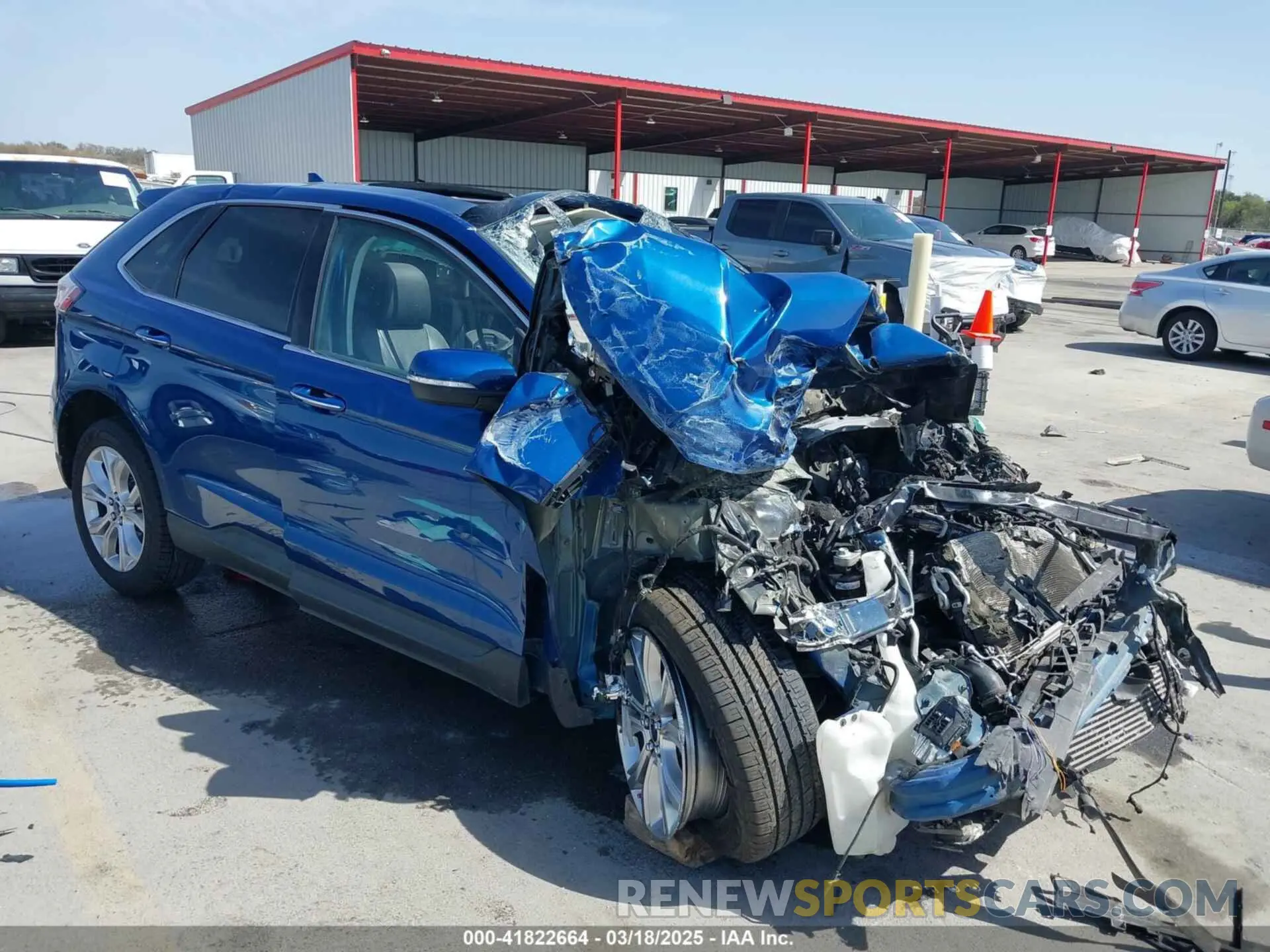 1 Photograph of a damaged car 2FMPK3K98LBA72195 FORD EDGE 2020