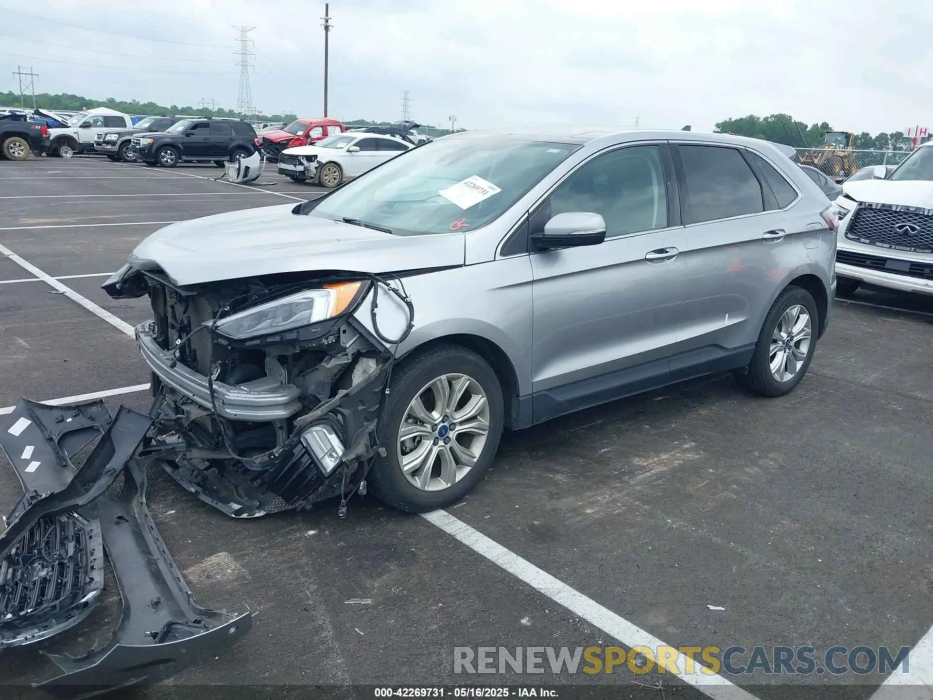 2 Photograph of a damaged car 2FMPK3K9XLBB34826 FORD EDGE 2020