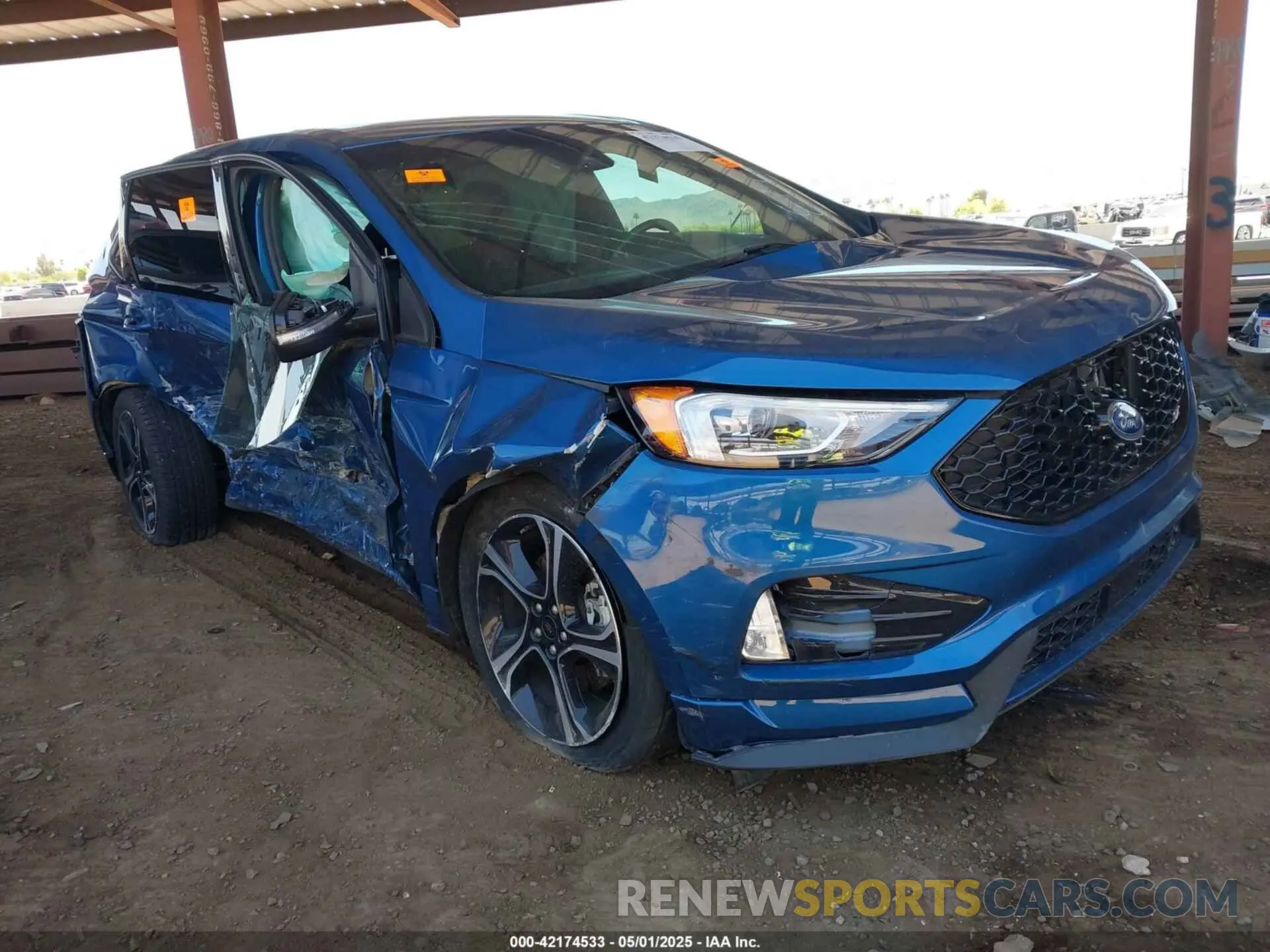 1 Photograph of a damaged car 2FMPK4AP6LBB13414 FORD EDGE 2020