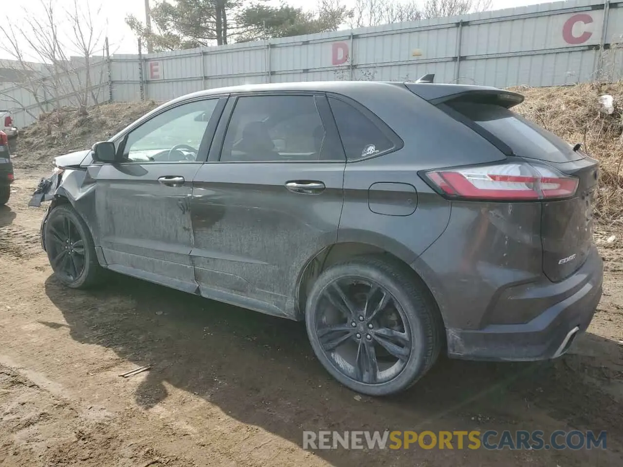 2 Photograph of a damaged car 2FMPK4AP6LBB50057 FORD EDGE 2020