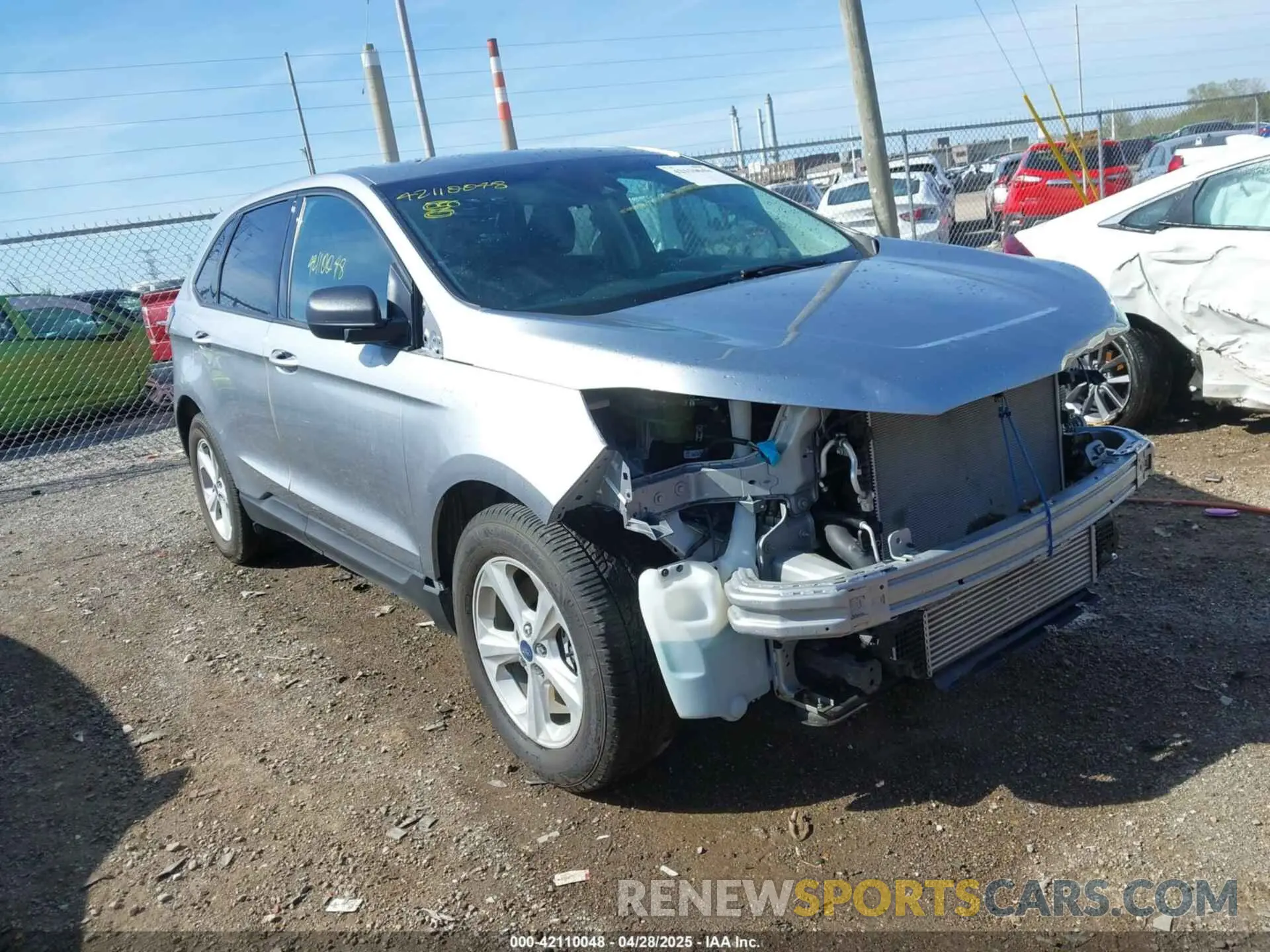 1 Photograph of a damaged car 2FMPK4G91LBA25217 FORD EDGE 2020