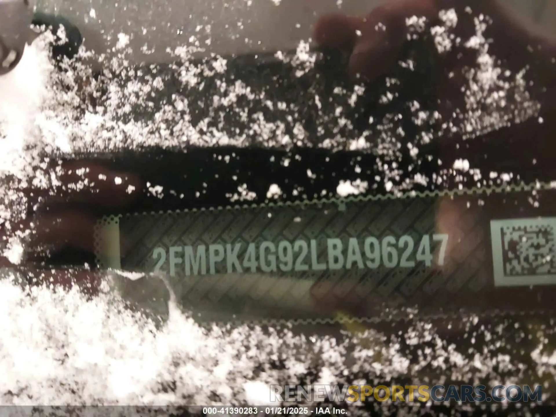 9 Photograph of a damaged car 2FMPK4G92LBA96247 FORD EDGE 2020