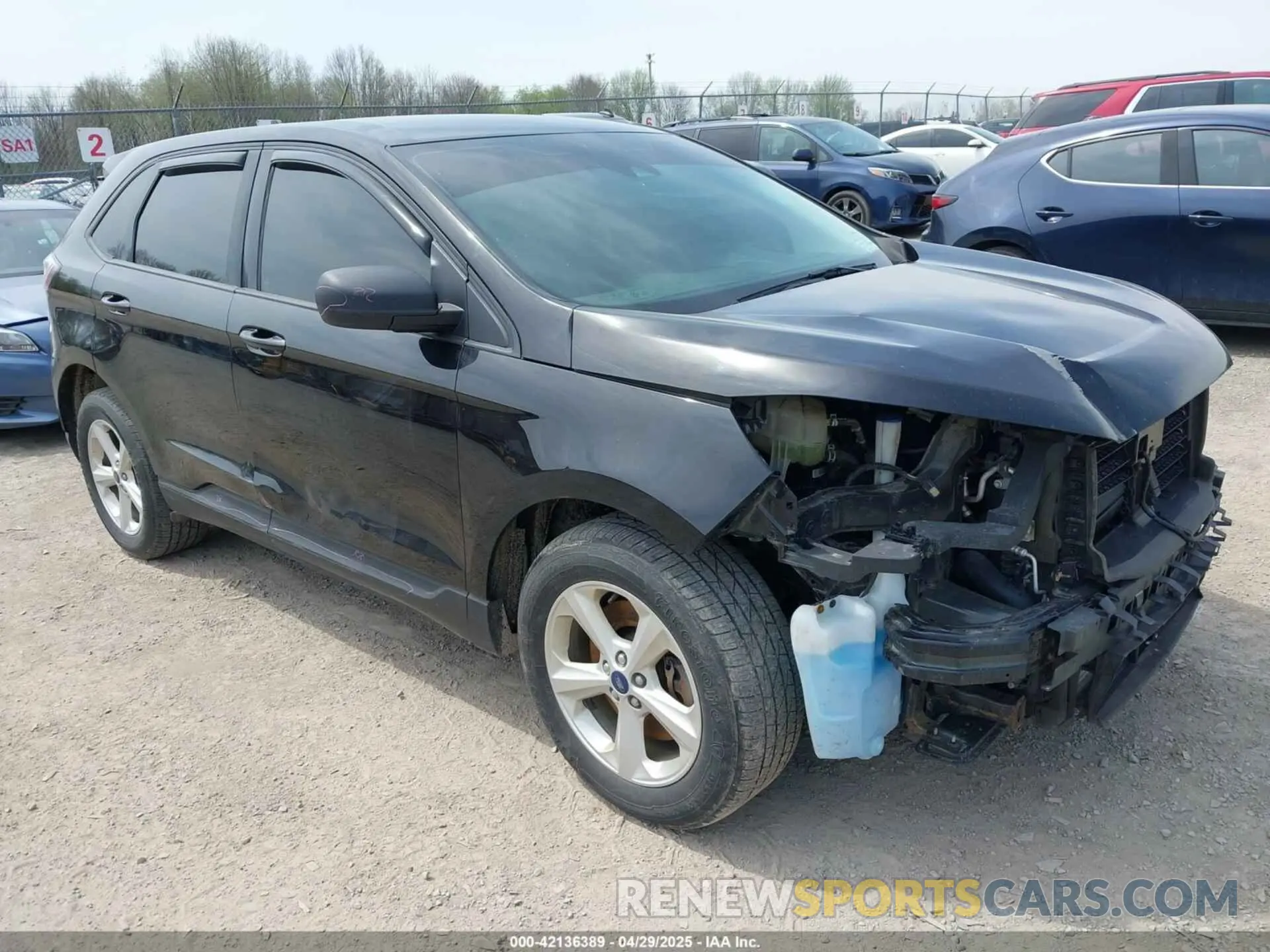 1 Photograph of a damaged car 2FMPK4G9XLBB60857 FORD EDGE 2020