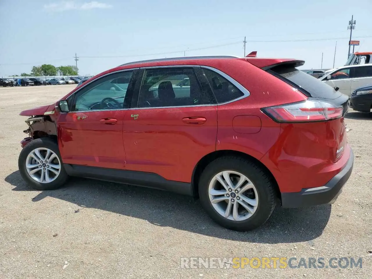 2 Photograph of a damaged car 2FMPK4J92LBA83975 FORD EDGE 2020