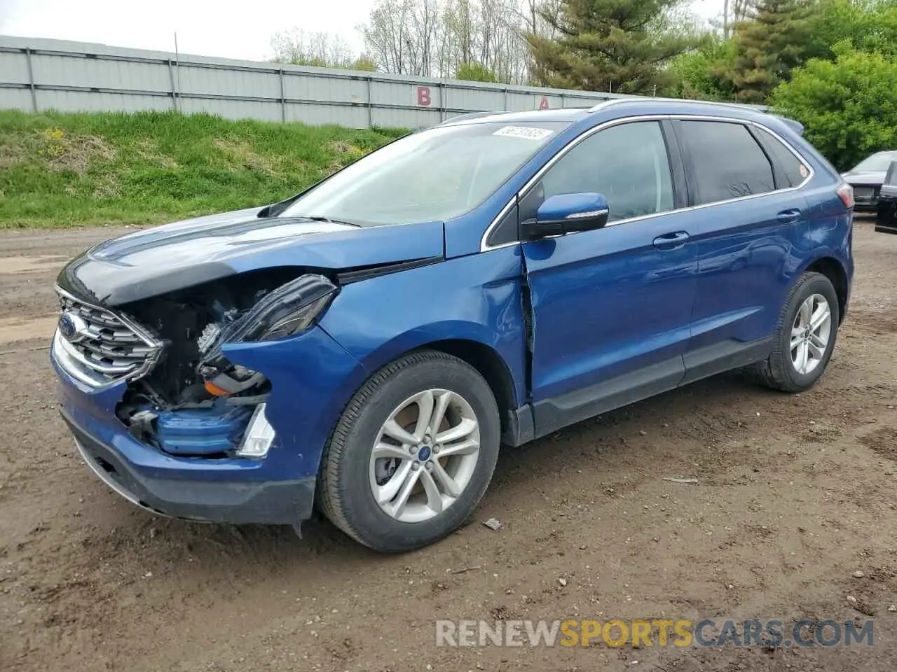 1 Photograph of a damaged car 2FMPK4J93LBA41816 FORD EDGE 2020