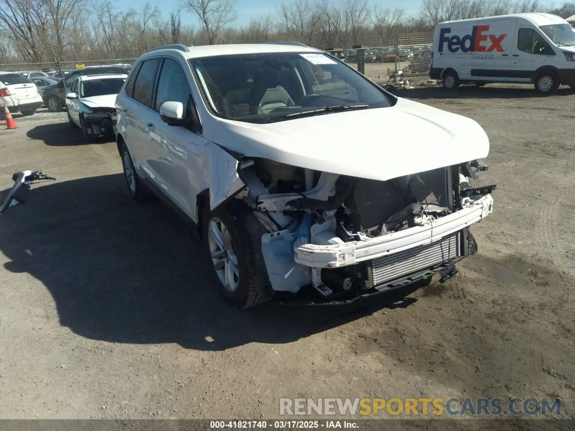 1 Photograph of a damaged car 2FMPK4J98LBA24655 FORD EDGE 2020