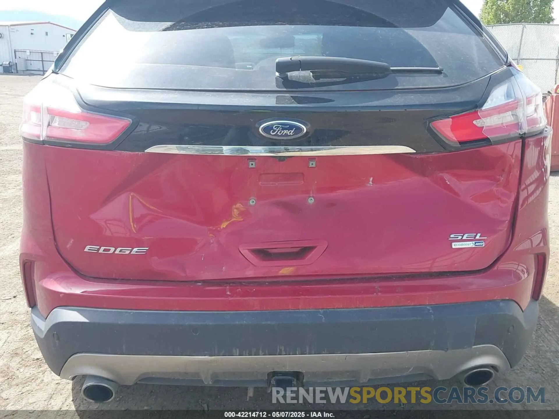 6 Photograph of a damaged car 2FMPK4J98LBA89831 FORD EDGE 2020