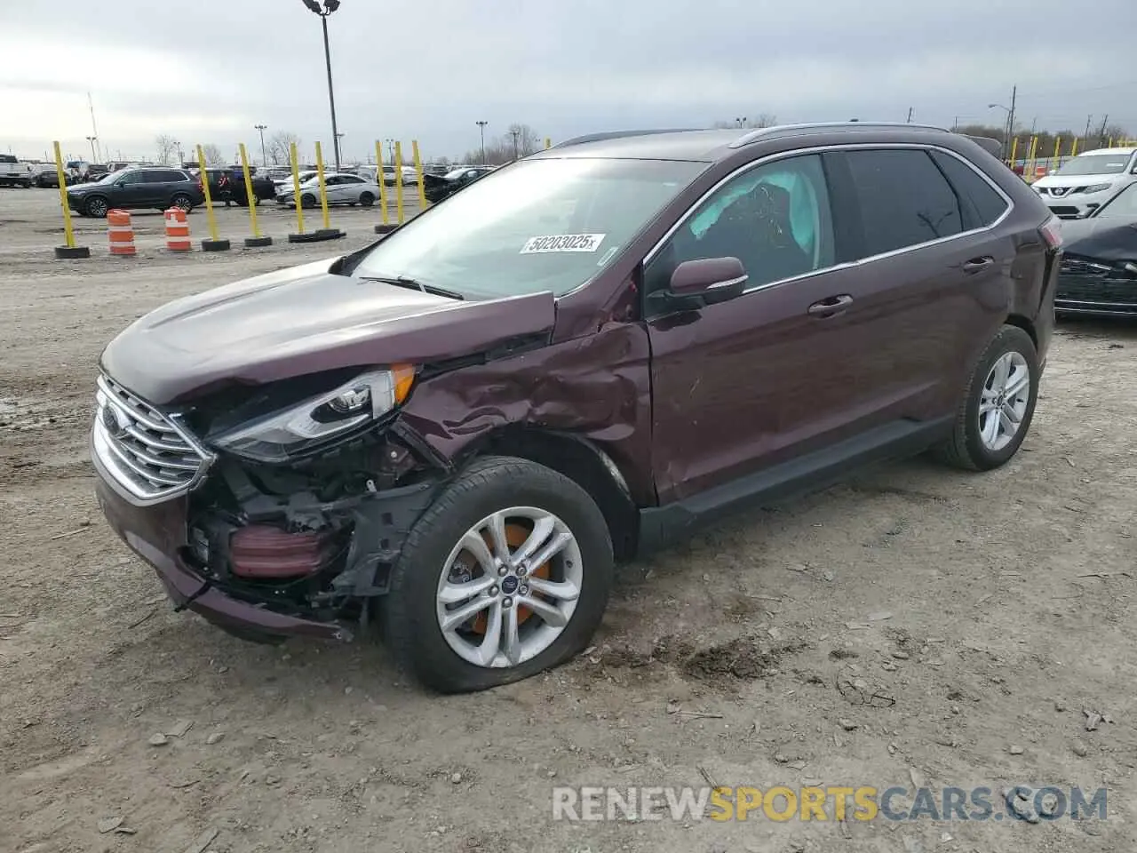 1 Photograph of a damaged car 2FMPK4J98LBA98366 FORD EDGE 2020