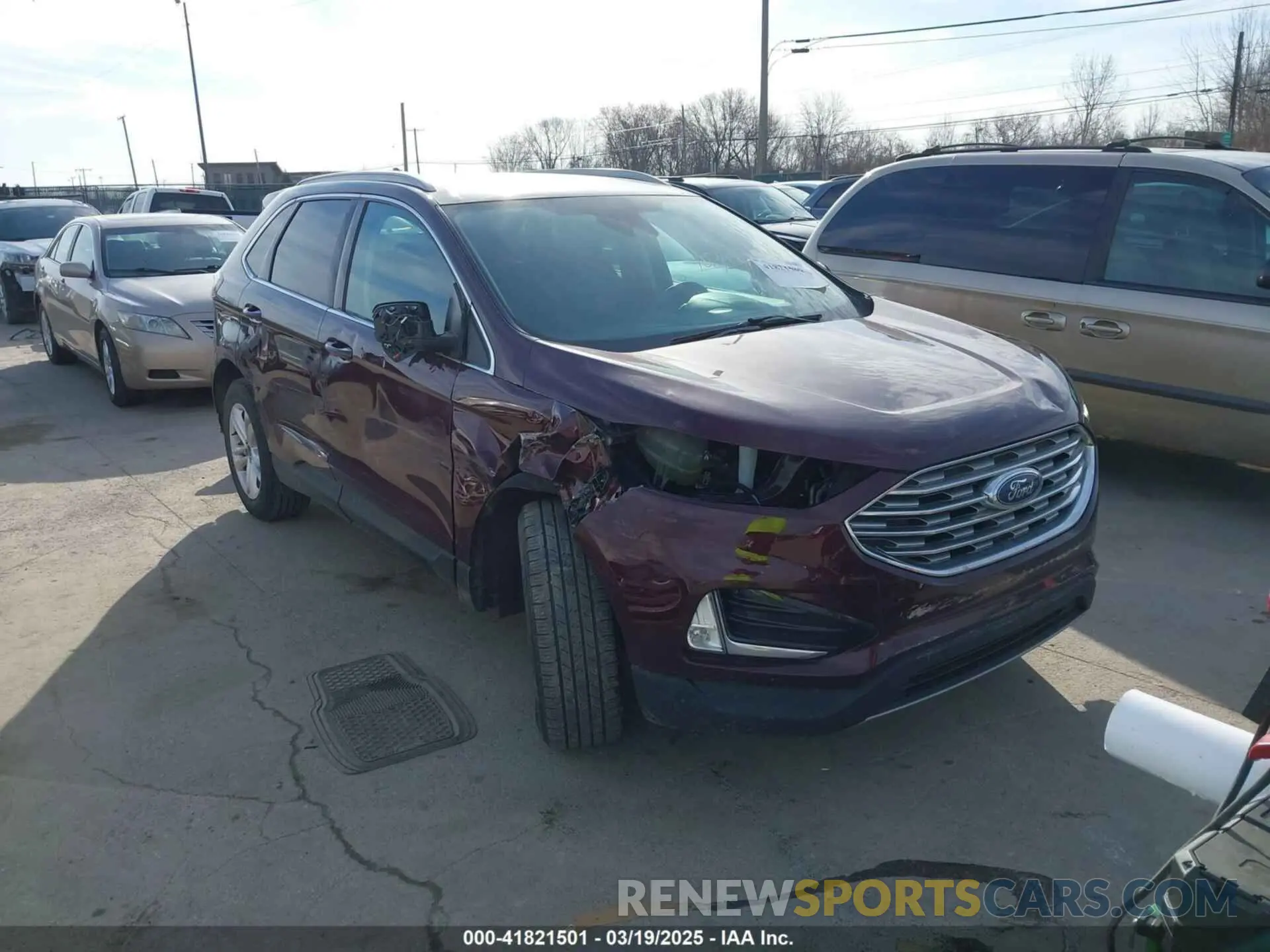 1 Photograph of a damaged car 2FMPK4J98LBB60655 FORD EDGE 2020