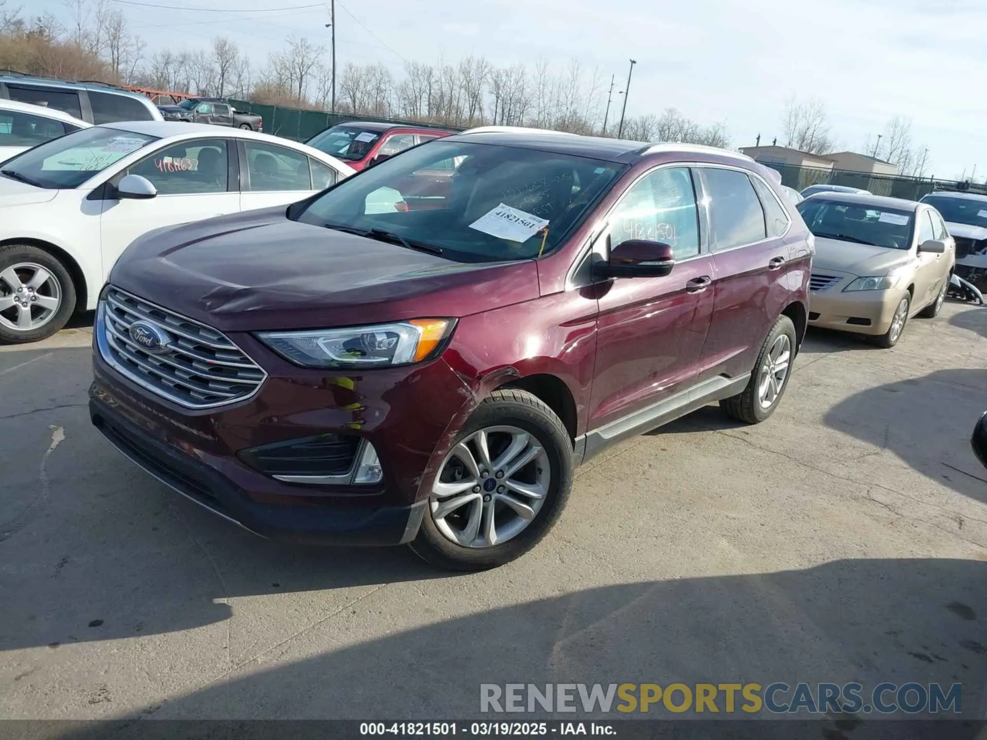 2 Photograph of a damaged car 2FMPK4J98LBB60655 FORD EDGE 2020