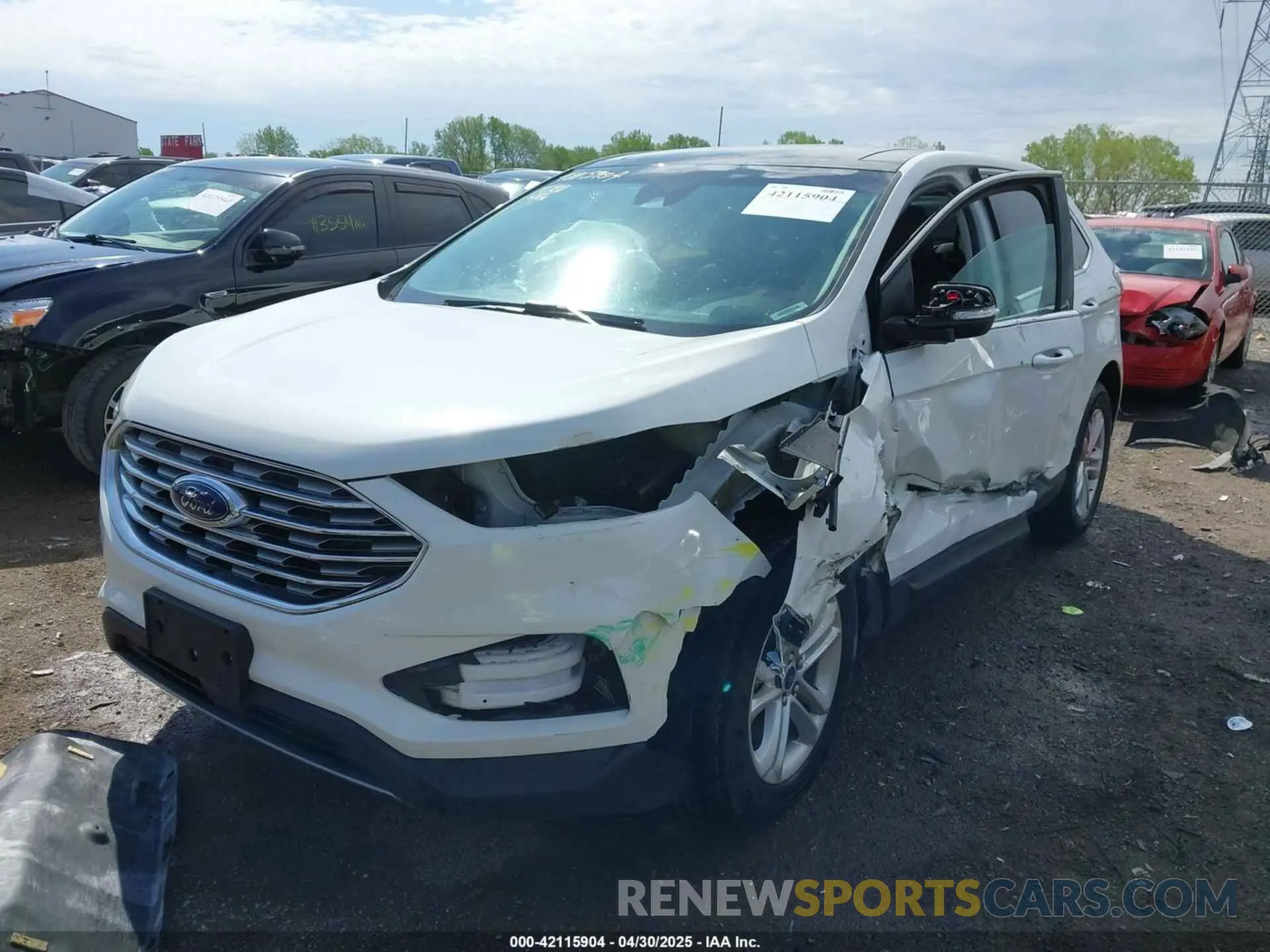 2 Photograph of a damaged car 2FMPK4J9XLBA07663 FORD EDGE 2020
