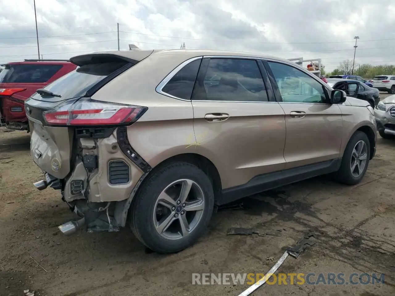 3 Photograph of a damaged car 2FMPK4J9XLBA99437 FORD EDGE 2020