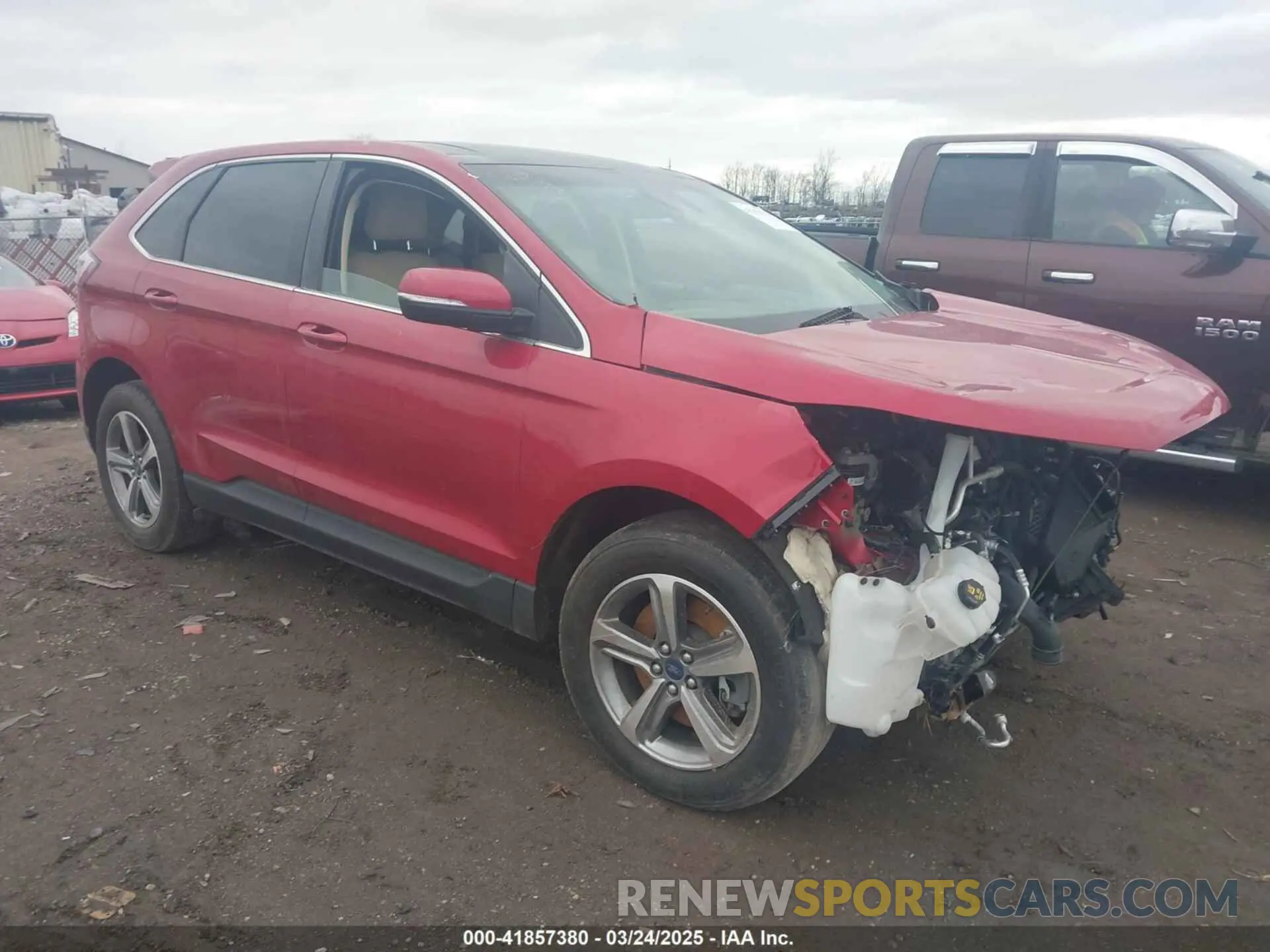 1 Photograph of a damaged car 2FMPK4J9XLBB00165 FORD EDGE 2020