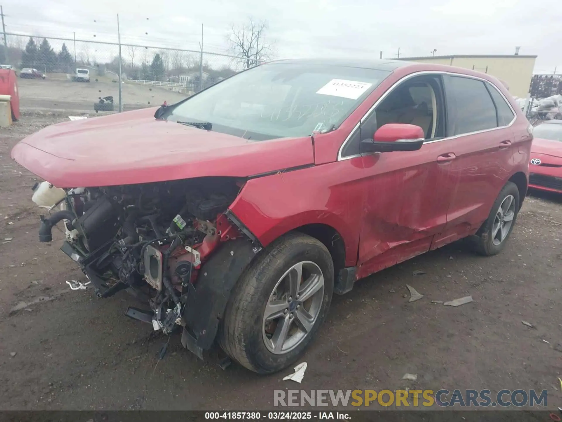 2 Photograph of a damaged car 2FMPK4J9XLBB00165 FORD EDGE 2020