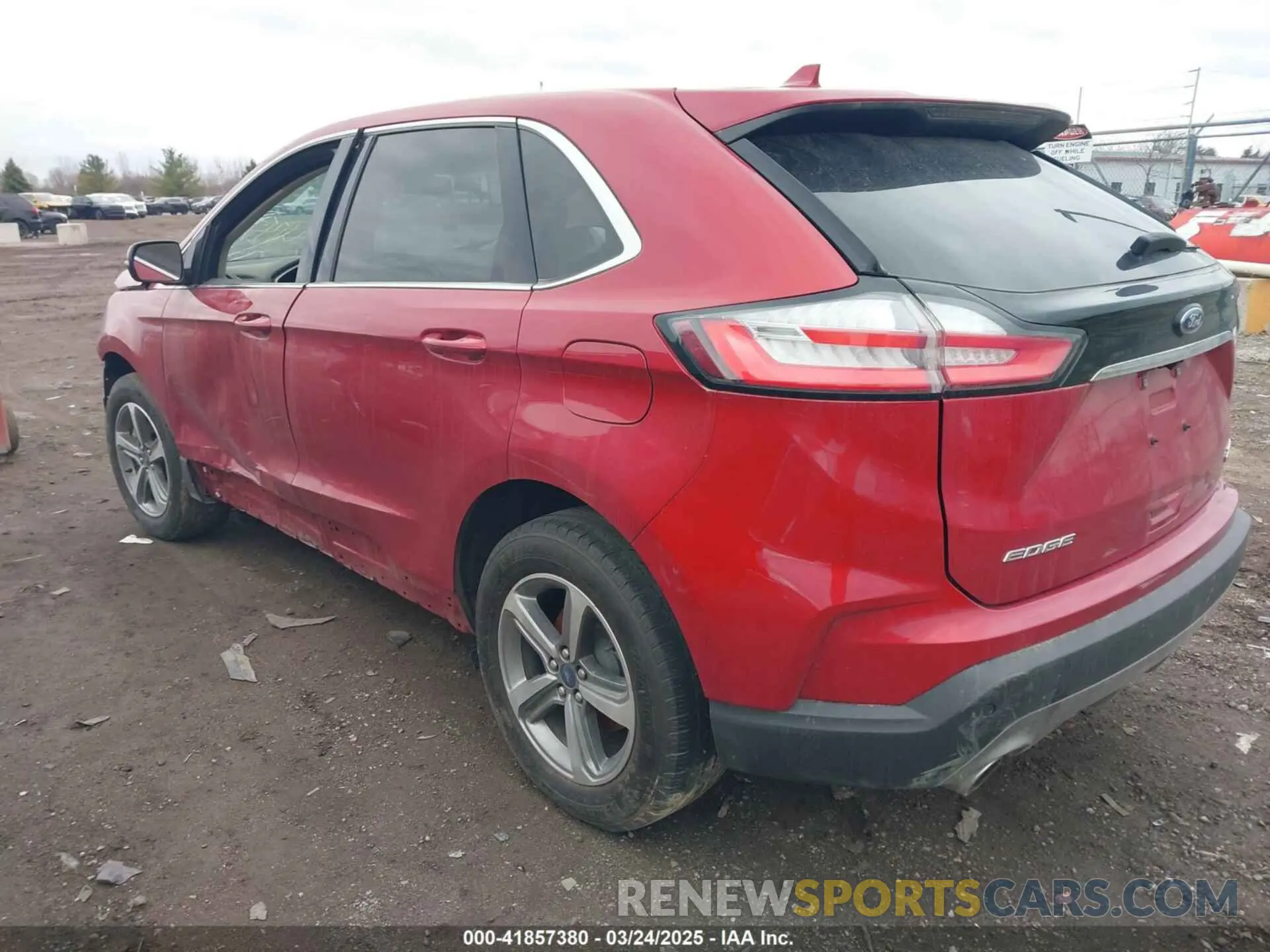 3 Photograph of a damaged car 2FMPK4J9XLBB00165 FORD EDGE 2020