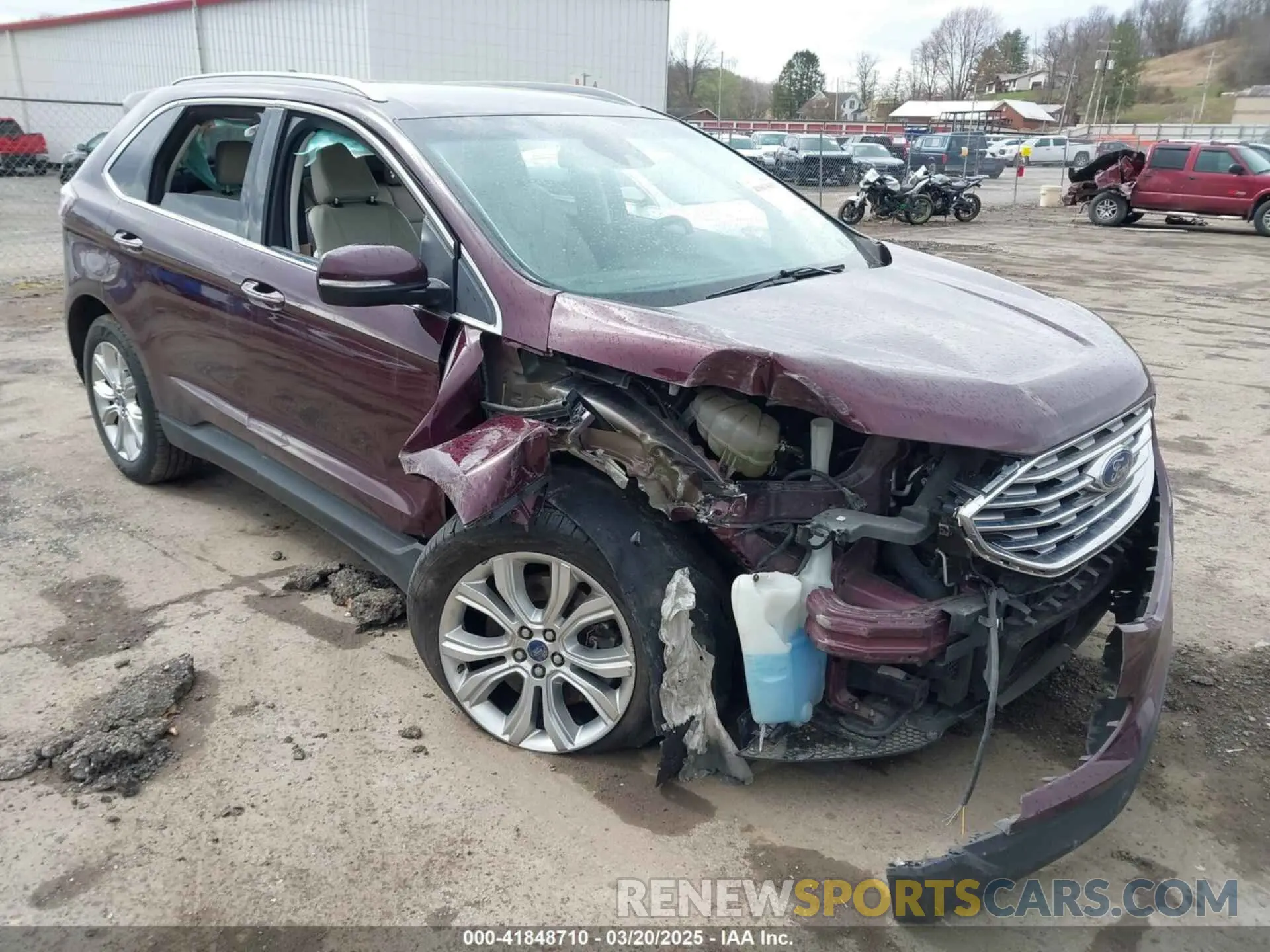 1 Photograph of a damaged car 2FMPK4K90LBA26169 FORD EDGE 2020