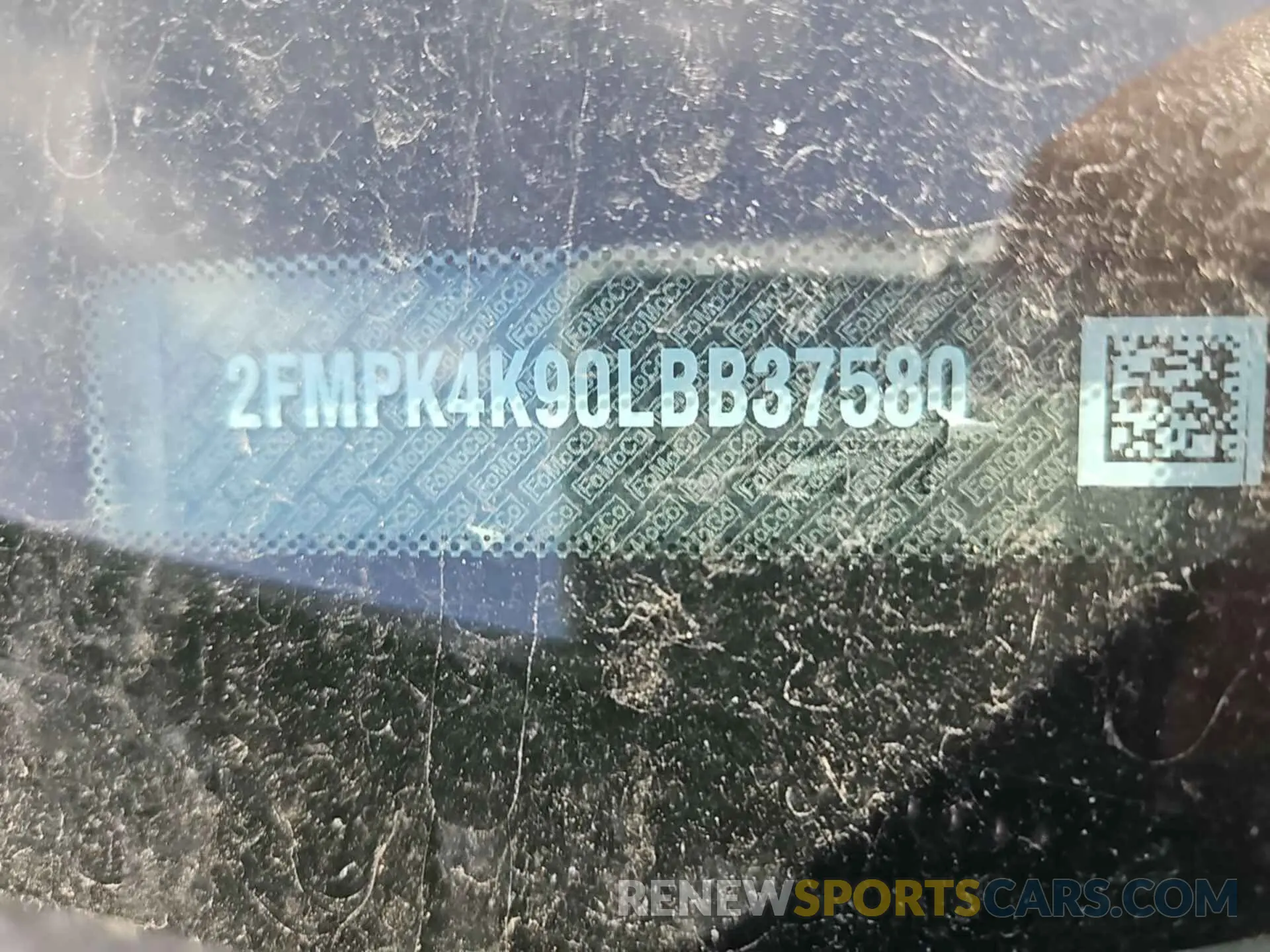 8 Photograph of a damaged car 2FMPK4K90LBB37580 FORD EDGE 2020