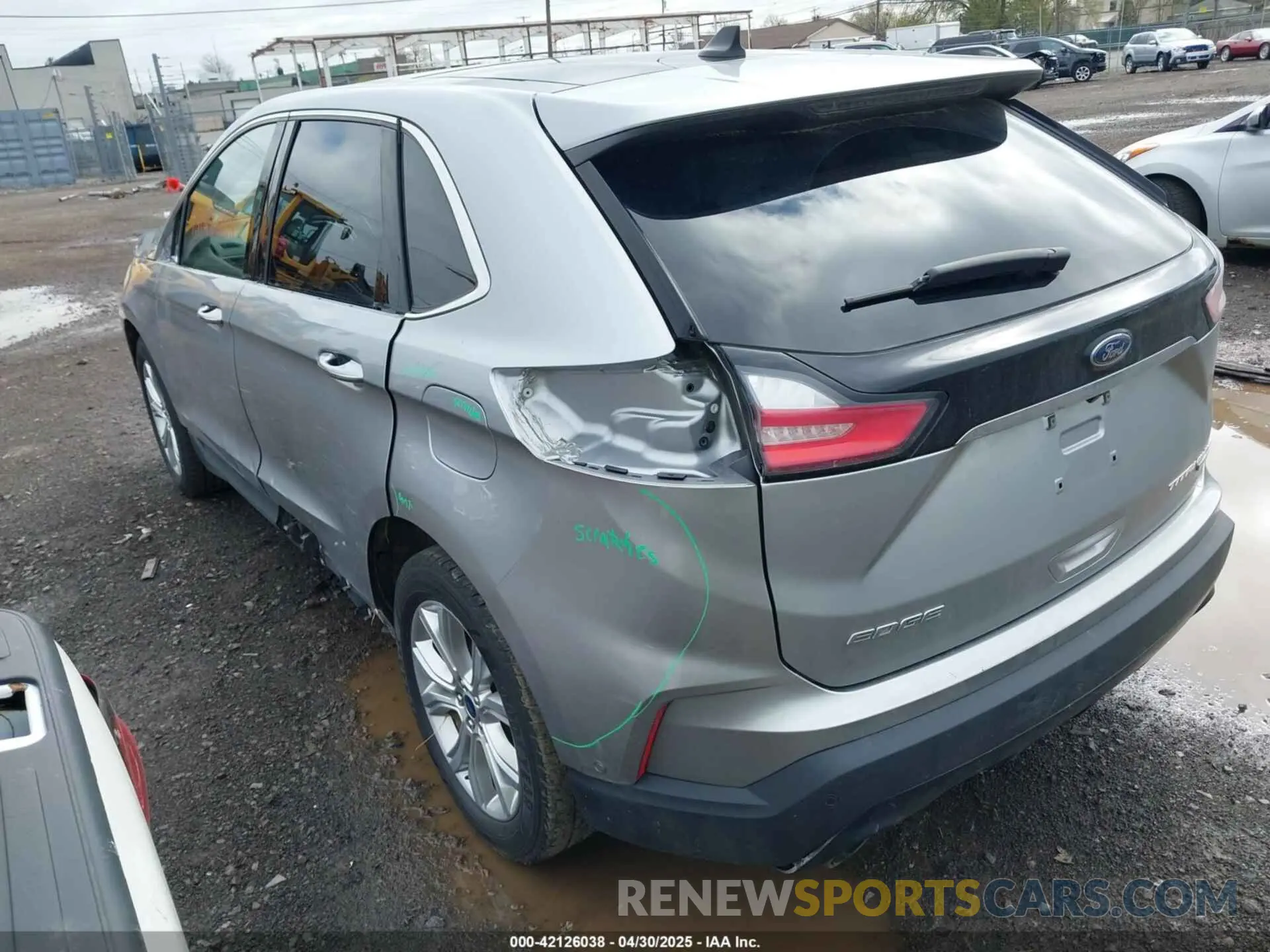 3 Photograph of a damaged car 2FMPK4K91LBB35370 FORD EDGE 2020