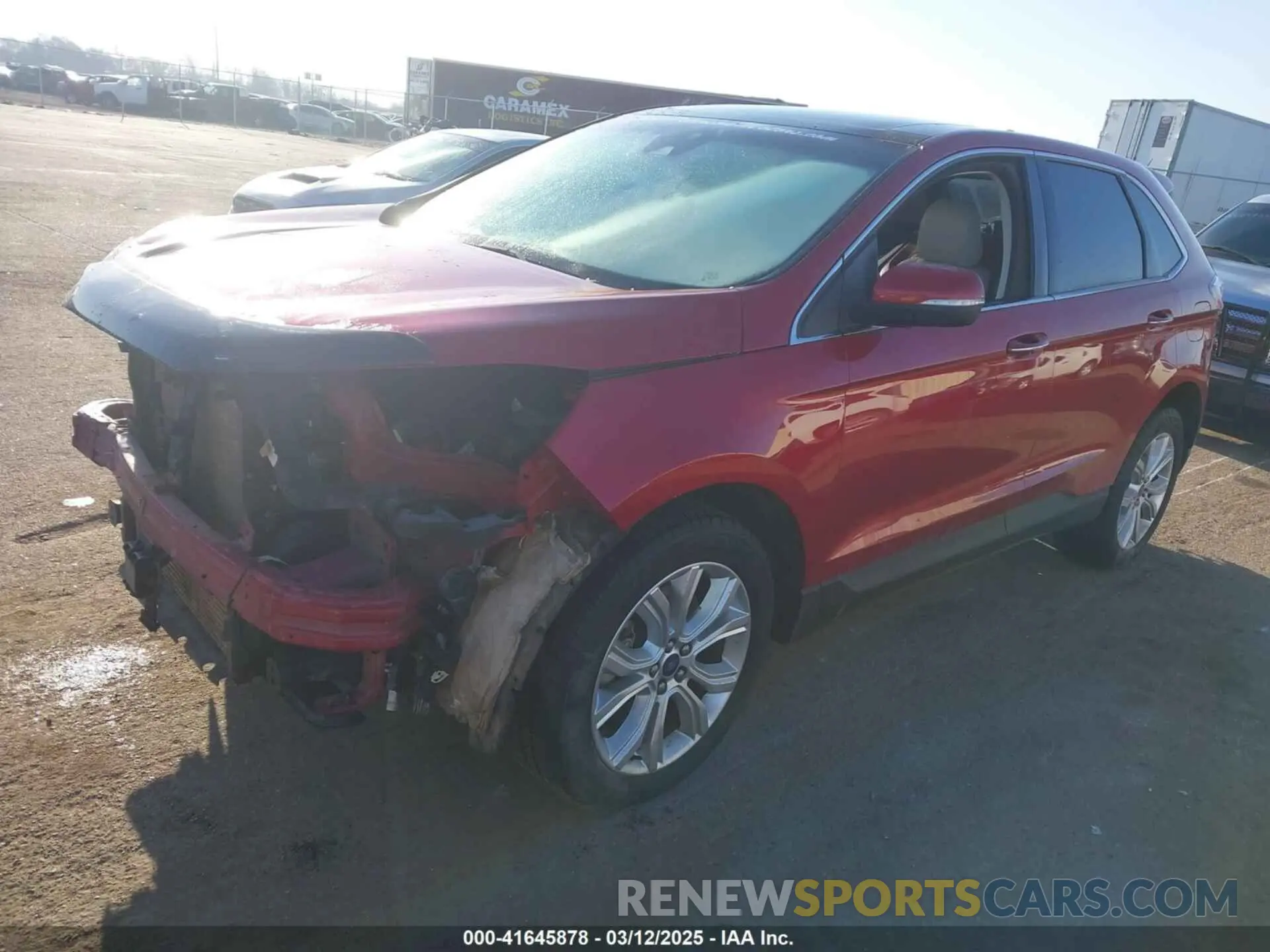 2 Photograph of a damaged car 2FMPK4K9XLBA12263 FORD EDGE 2020