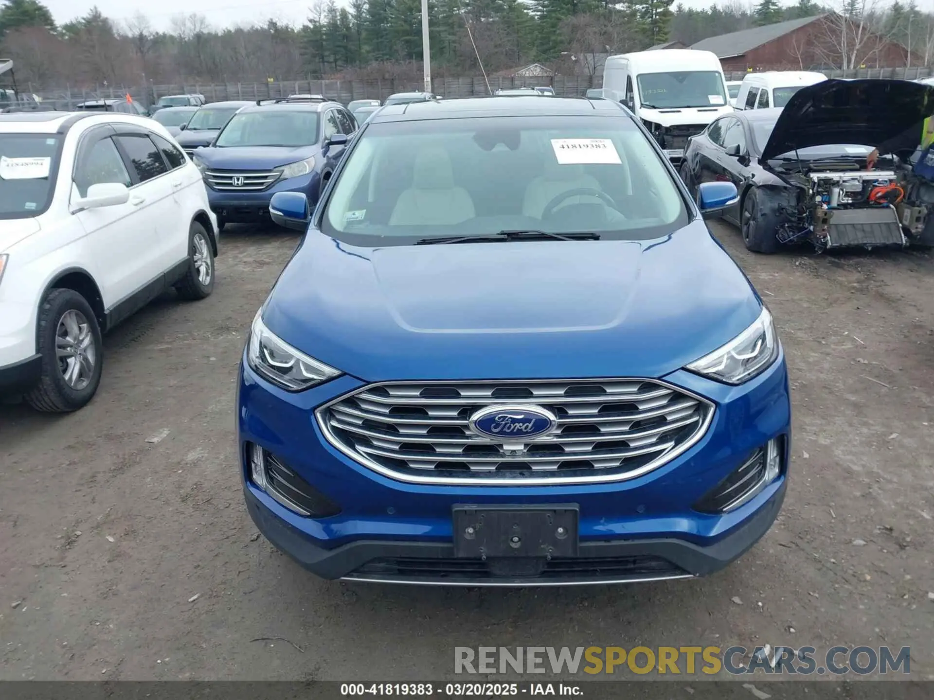 13 Photograph of a damaged car 2FMPK4K9XLBA53394 FORD EDGE 2020