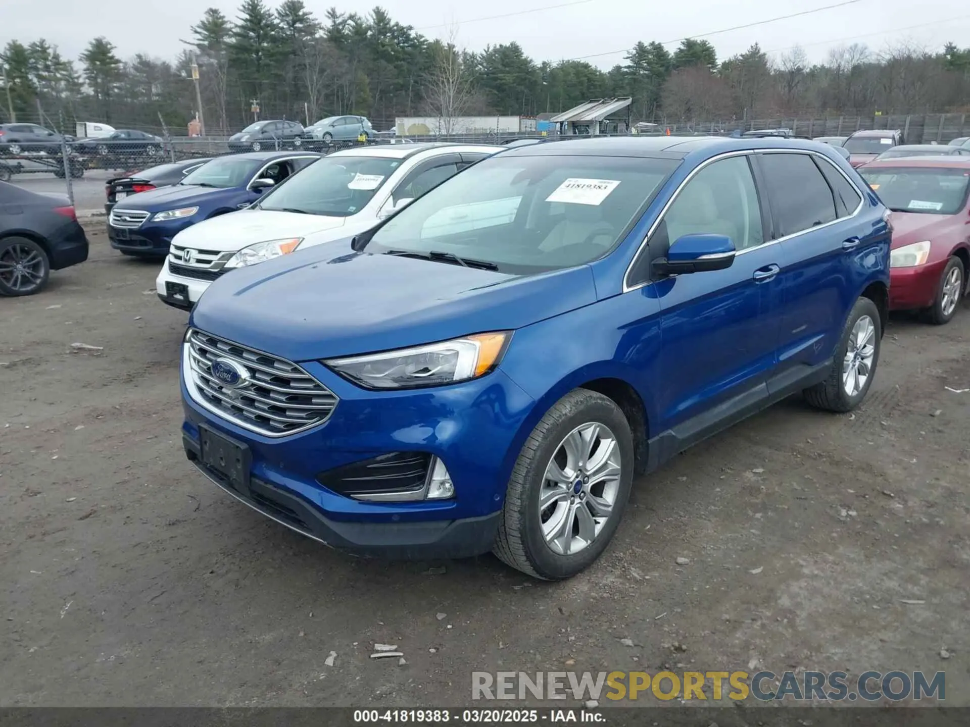 2 Photograph of a damaged car 2FMPK4K9XLBA53394 FORD EDGE 2020