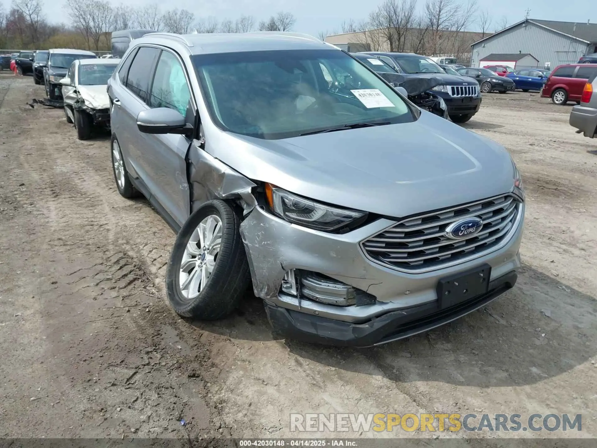 1 Photograph of a damaged car 2FMPK4K9XLBA71720 FORD EDGE 2020