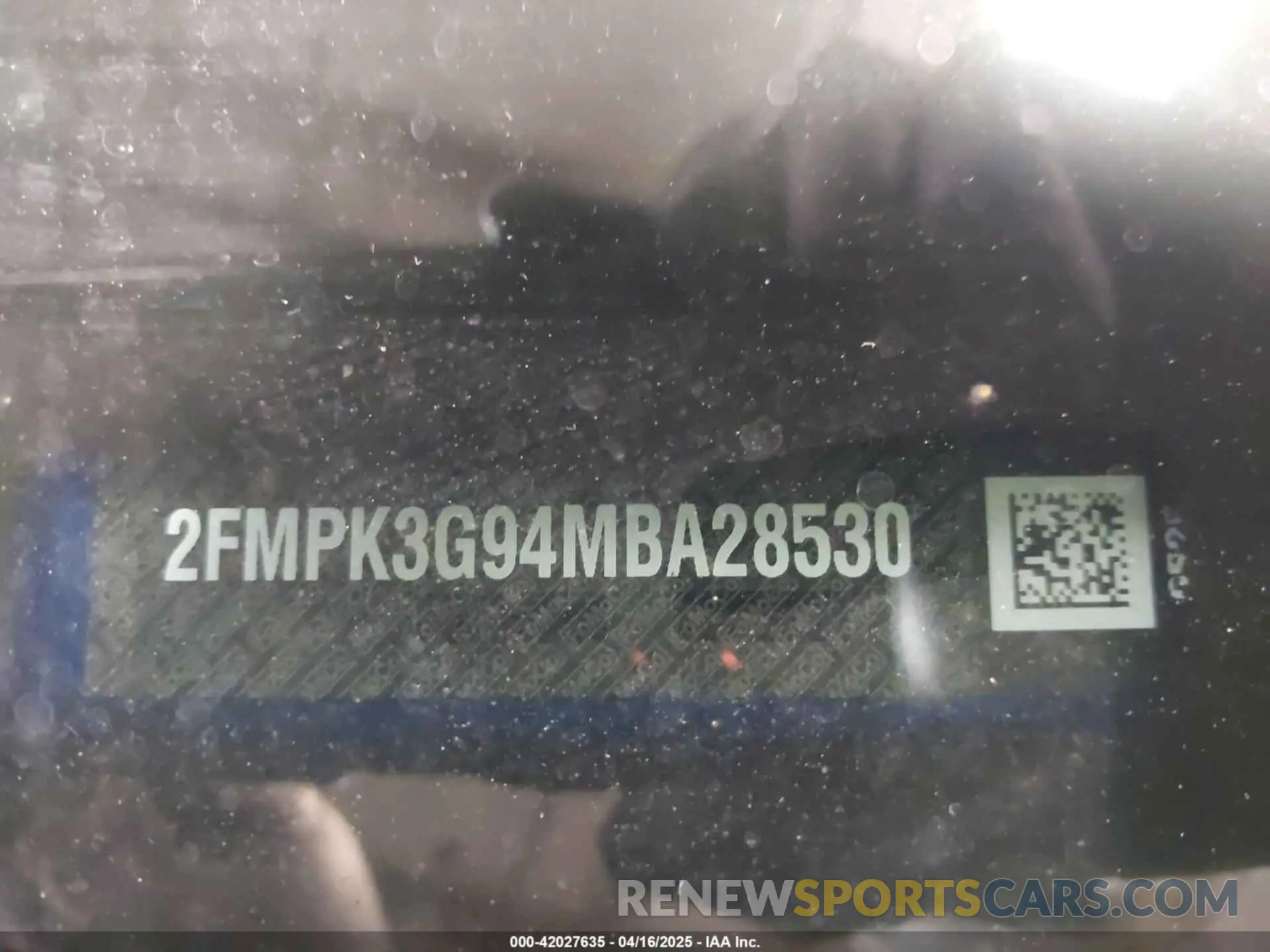 9 Photograph of a damaged car 2FMPK3G94MBA28530 FORD EDGE 2021
