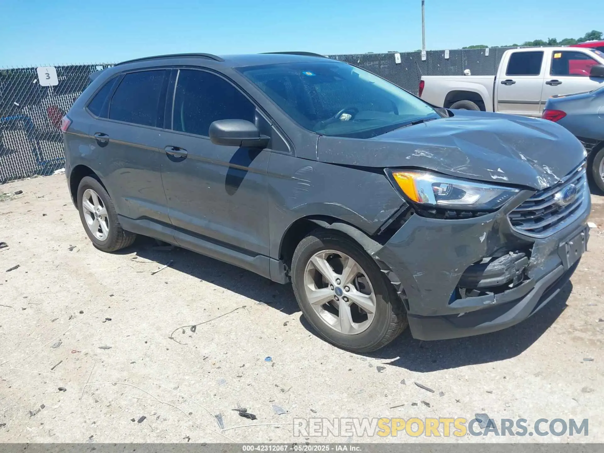 1 Photograph of a damaged car 2FMPK3G99MBA26188 FORD EDGE 2021