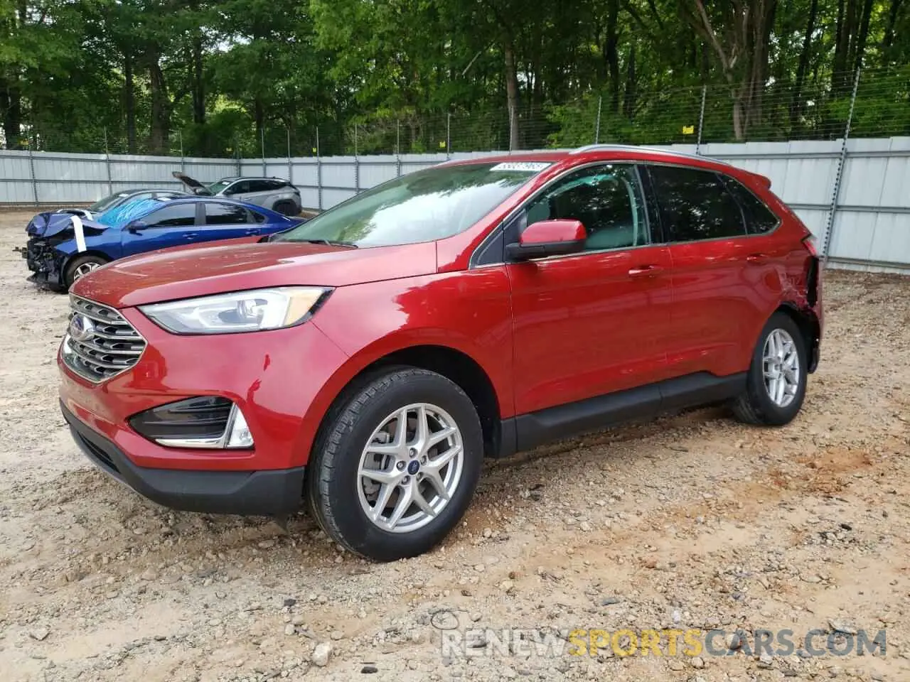 1 Photograph of a damaged car 2FMPK3J90MBA64689 FORD EDGE 2021