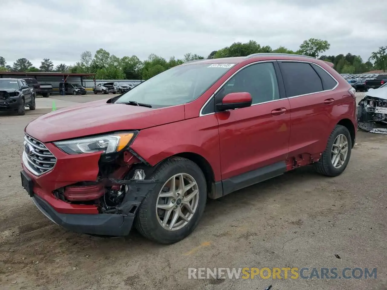 1 Photograph of a damaged car 2FMPK3J92MBA65374 FORD EDGE 2021