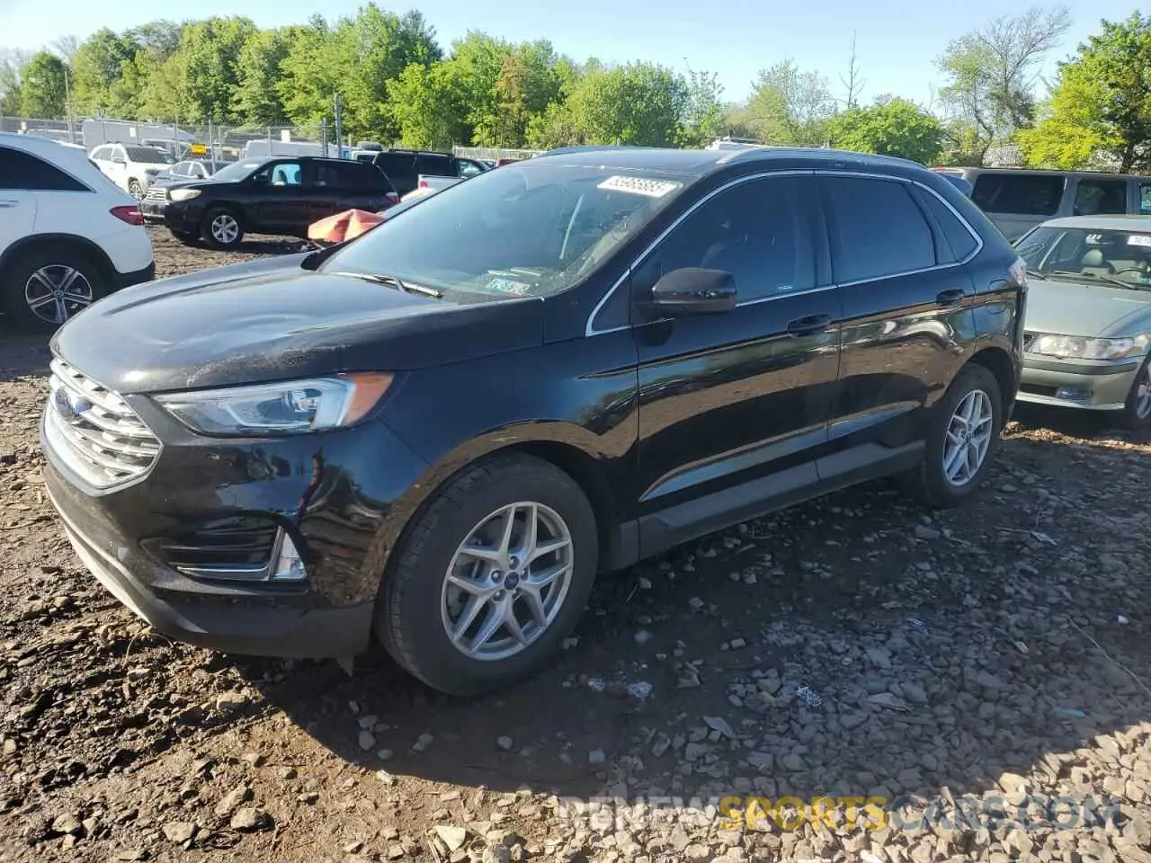 1 Photograph of a damaged car 2FMPK3J93MBA12327 FORD EDGE 2021